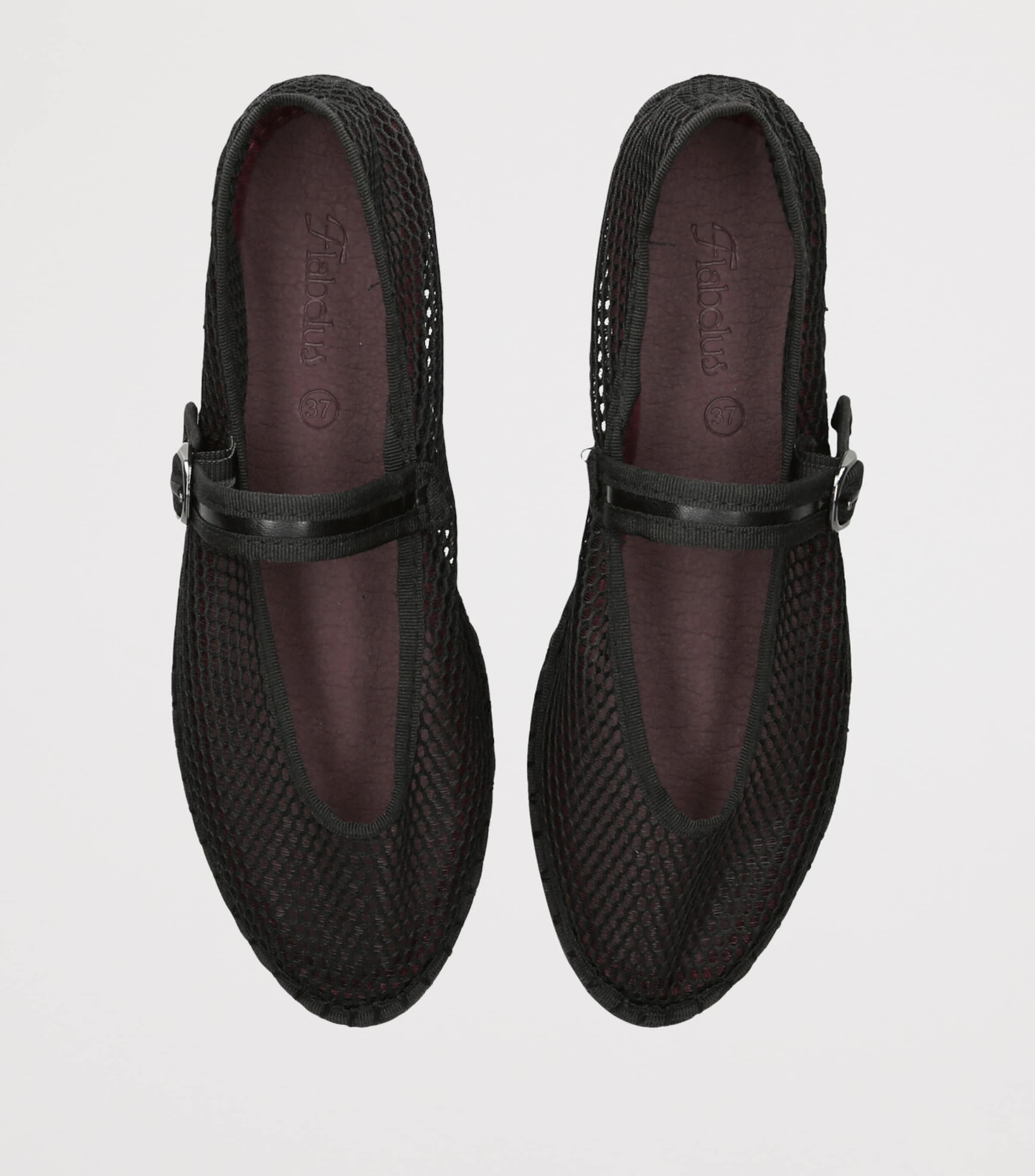 Mesh Isabella Ballet Flats BLACK Image 4