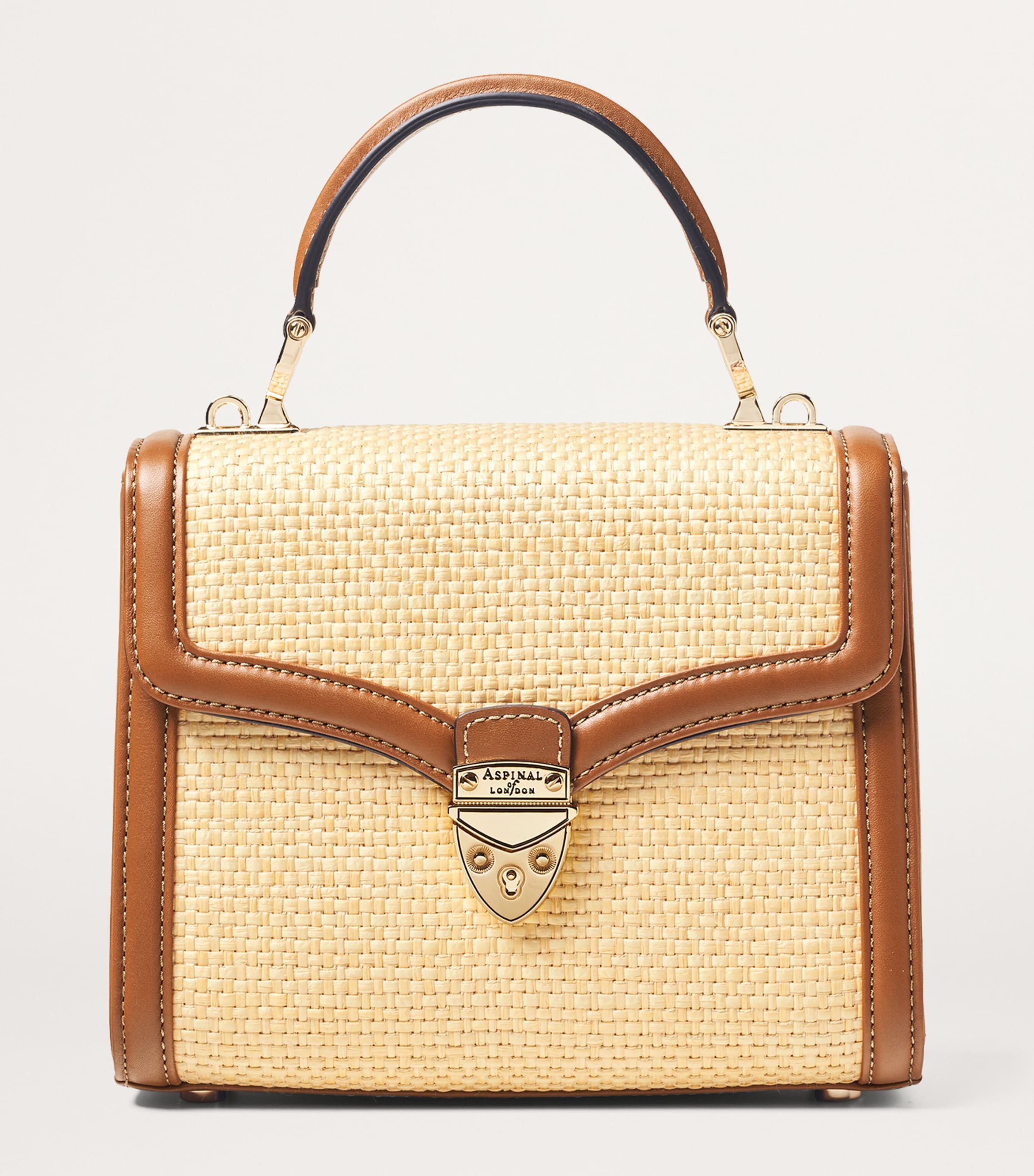 Raffia Mayfair Midi Bag NEUTRAL Image 2