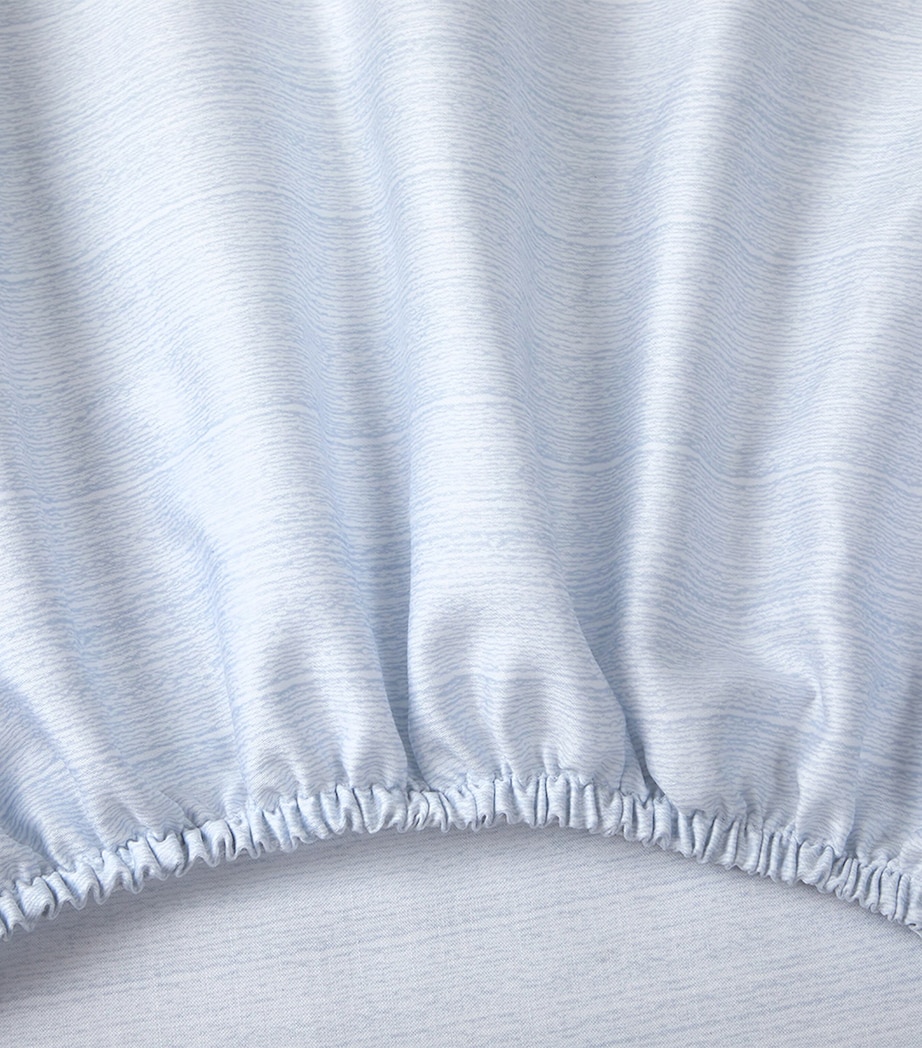 Yves Delorme Organic Cotton Eclipses Super King Fitted Sheet (180cm x 200cm) Multicoloured Image 3
