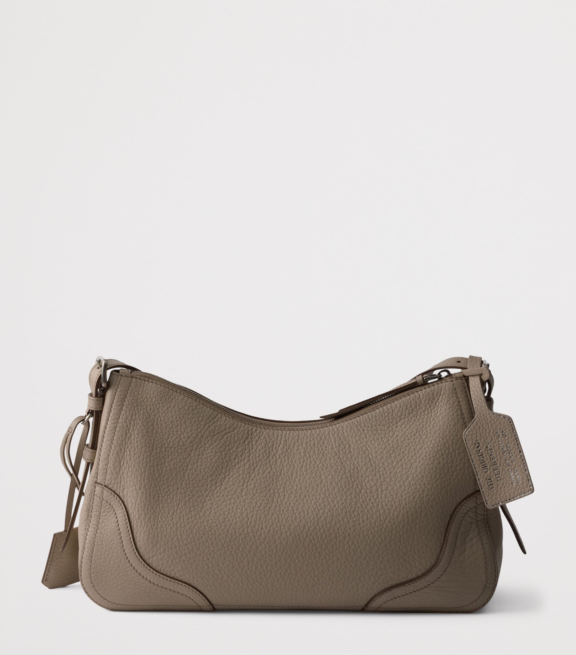 Large Leather Aimée Shoulder Bag F0572 Image 3