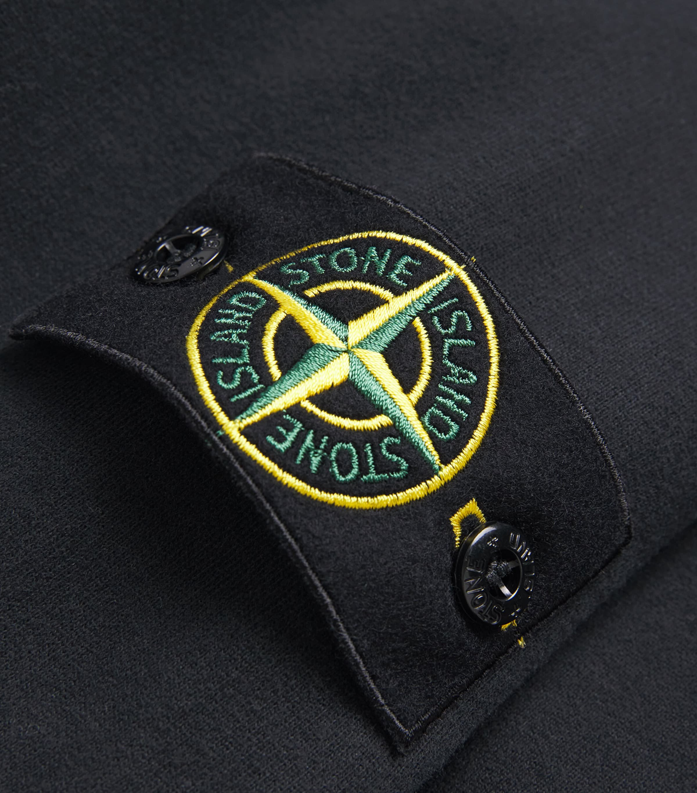Cotton Compass Patch Hoodie V0029 Image 5