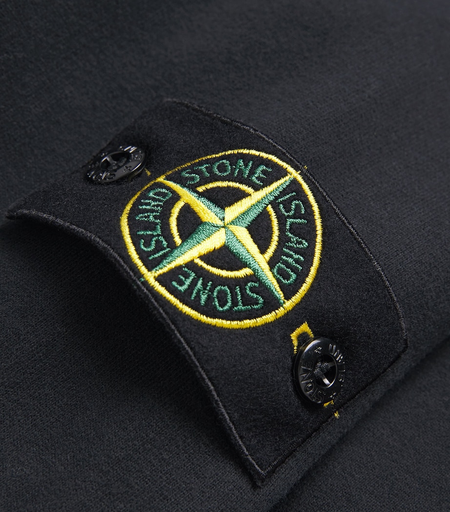 Cotton Compass Patch Hoodie V0029 Image 5