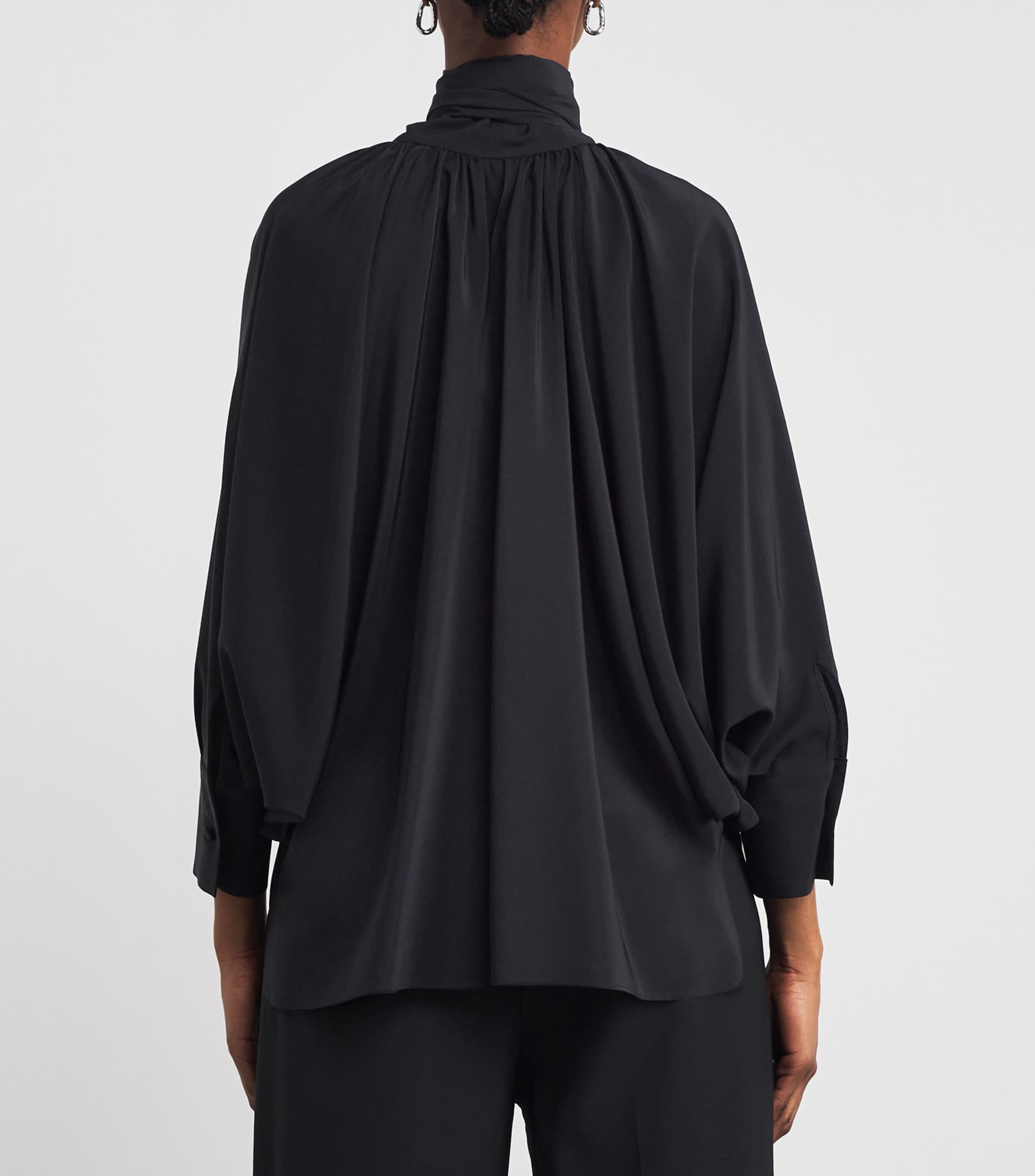 Silk Leonida Blouse BLACK Image 4