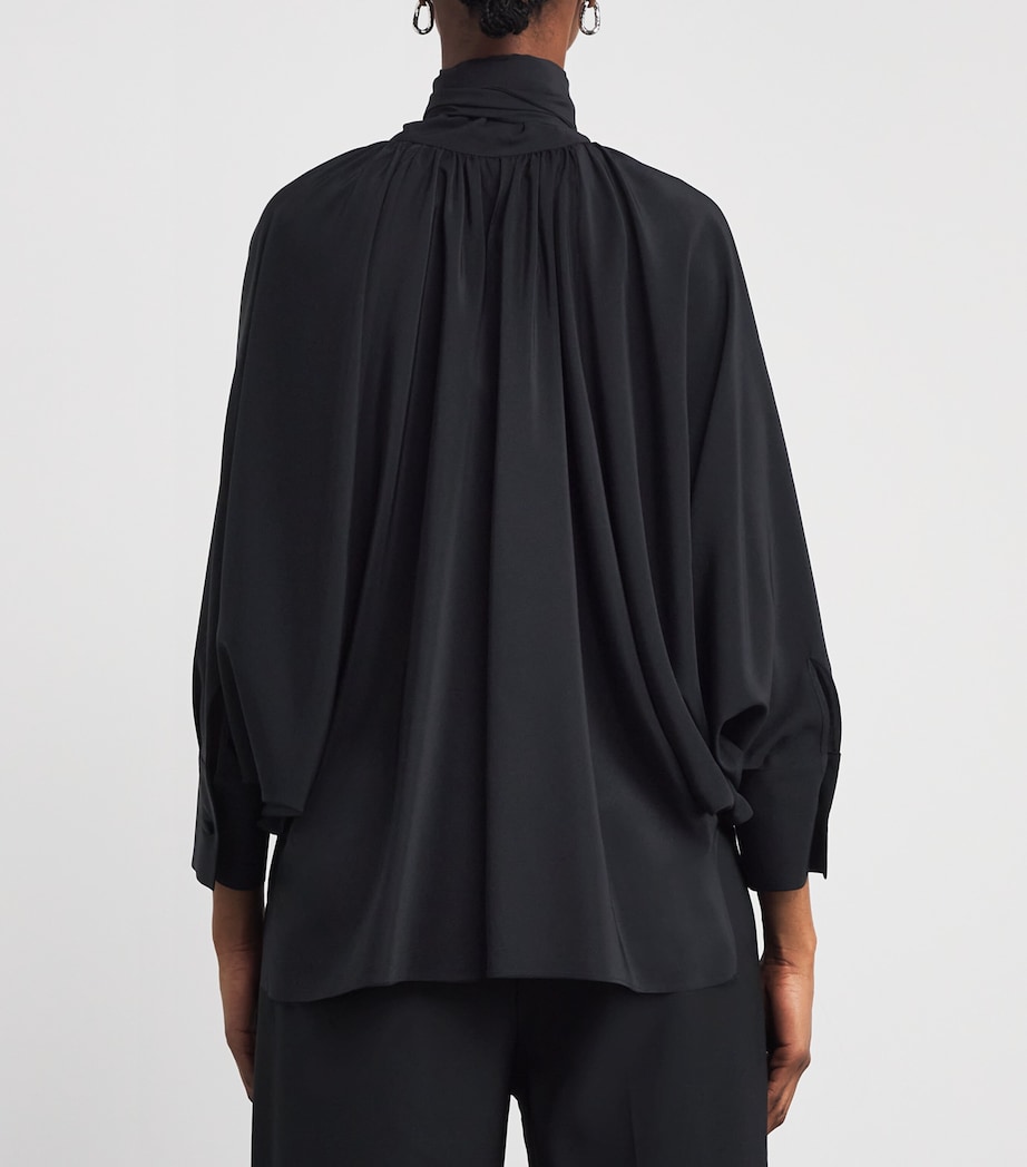 Silk Leonida Blouse BLACK Image 4