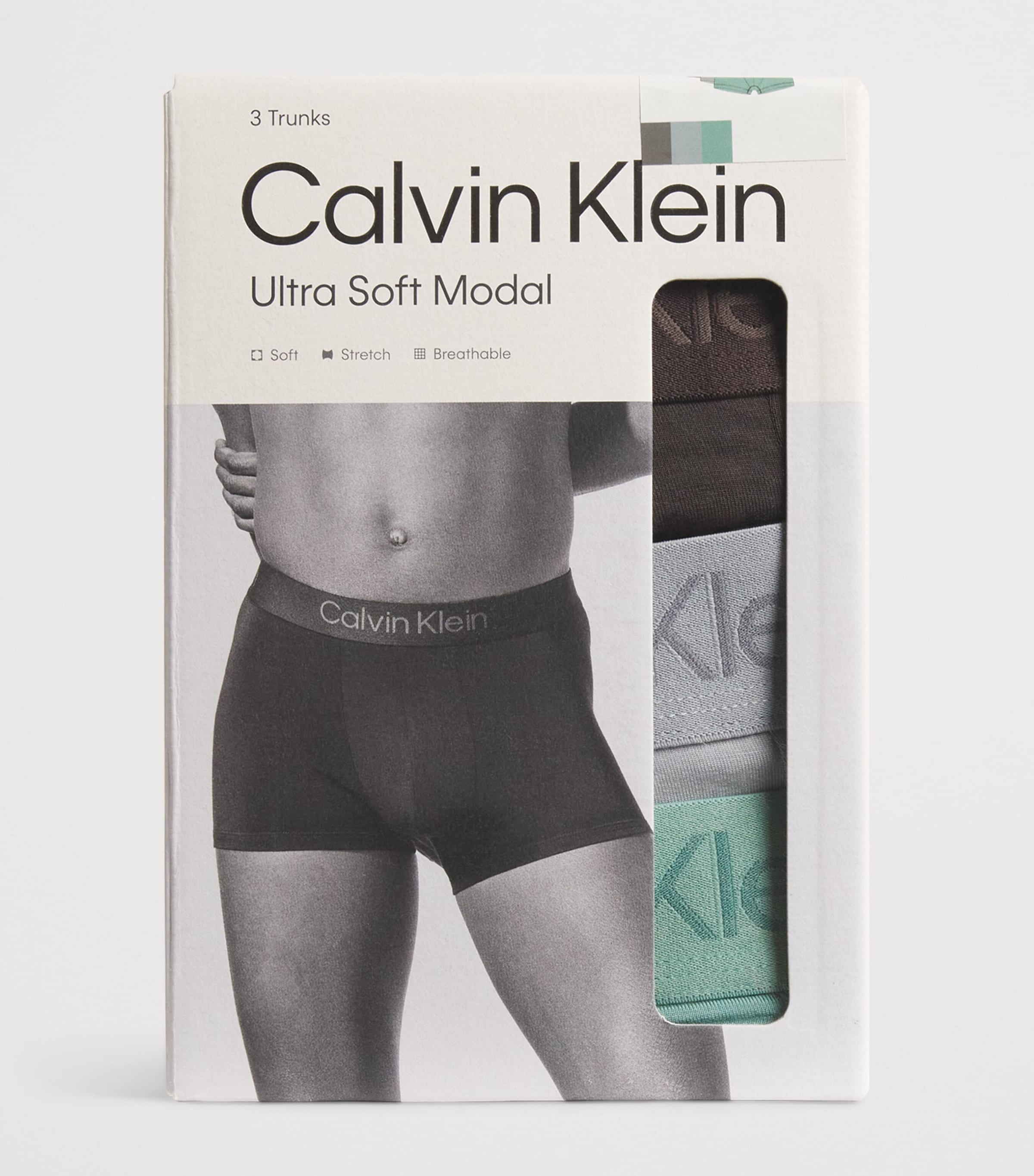 Calvin Klein Multi Ultra-Soft Modal Trunks (Pack of 3) Harrods QA