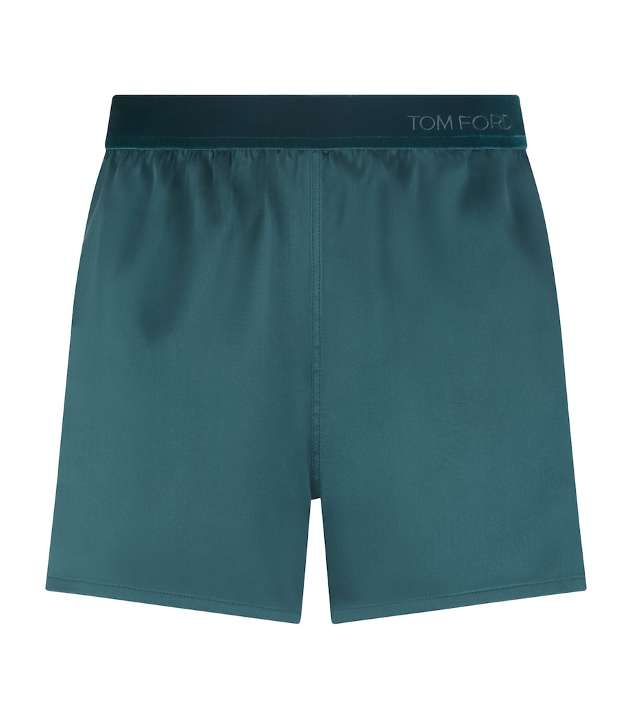 TOM FORD Womens Silk Pyjama Shorts Gdv Image 1