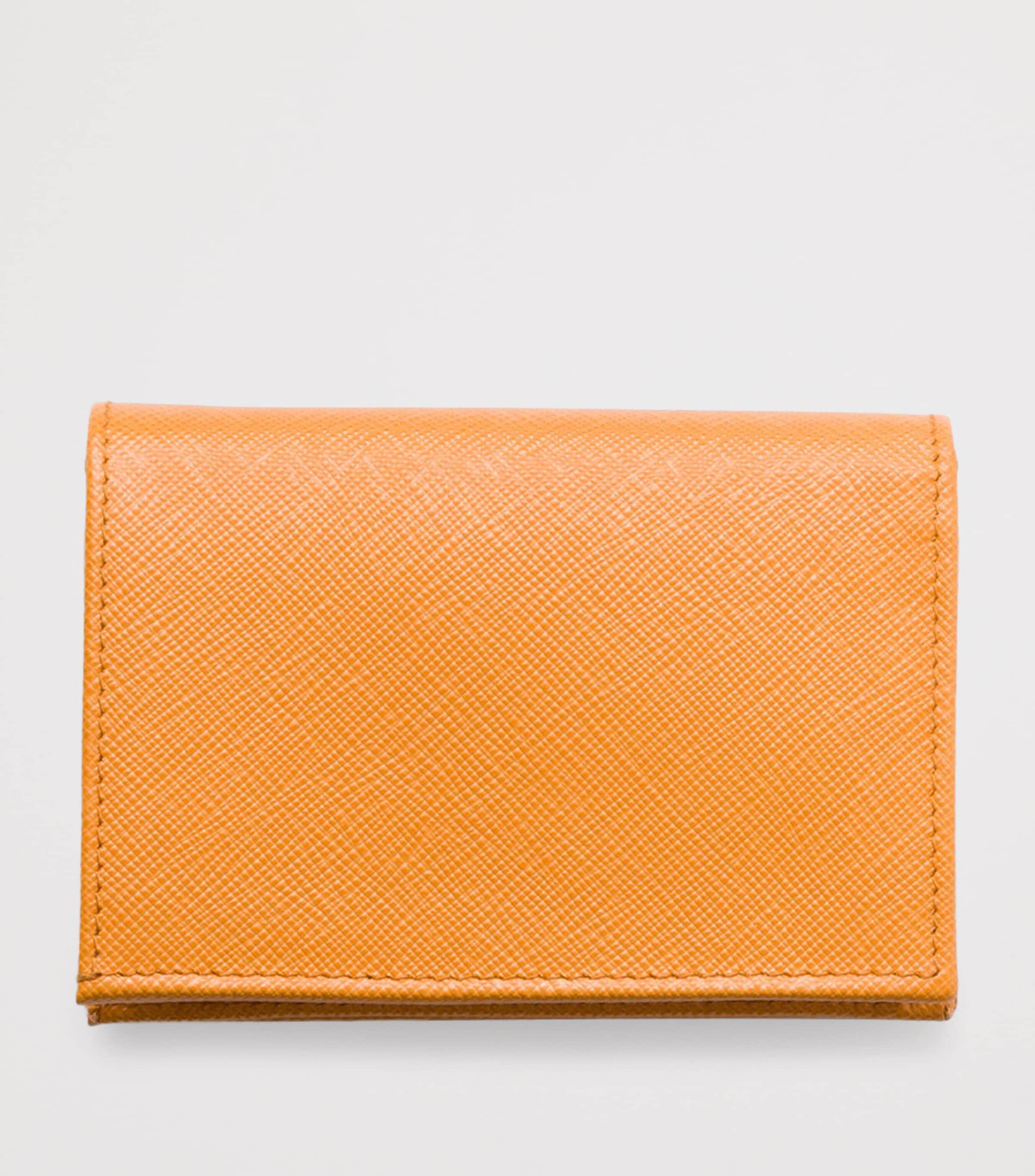 Small Saffiano Leather Bifold Wallet F0287 Image 3