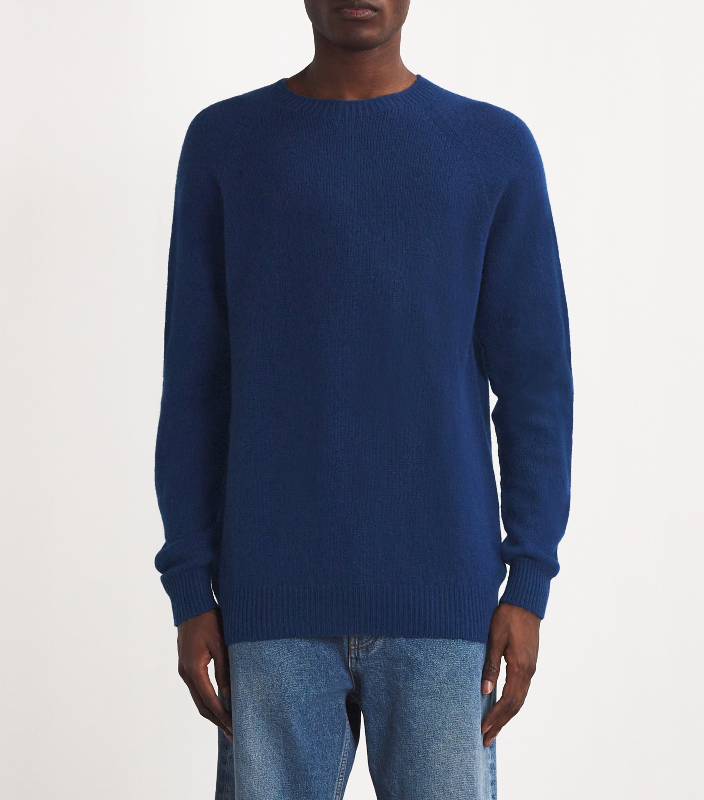 Lambswool Crew-Neck Jumper NAVAL BLUE Image 3