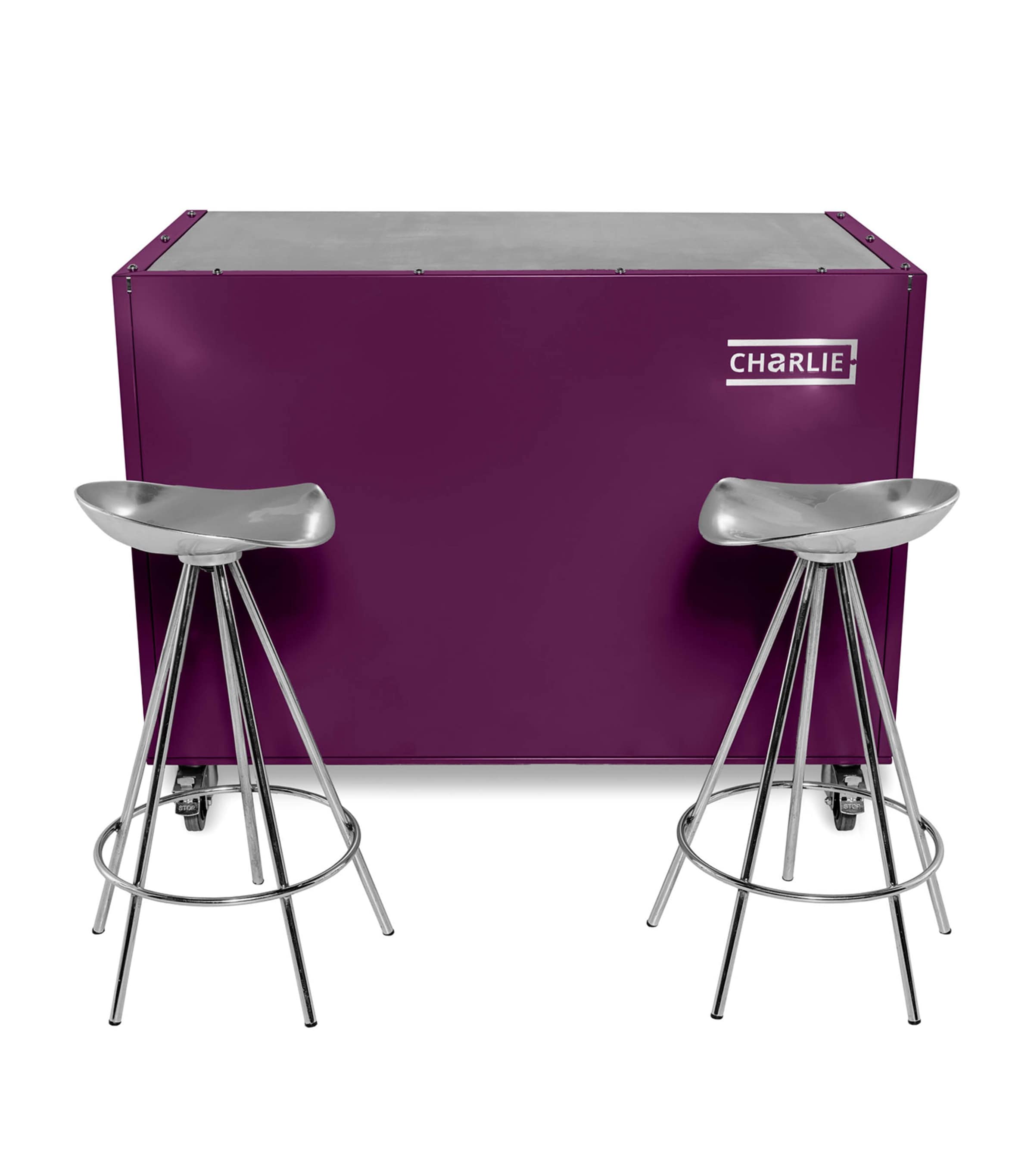 Charlie Outdoor Island Cabinet BEETROOT Image 2