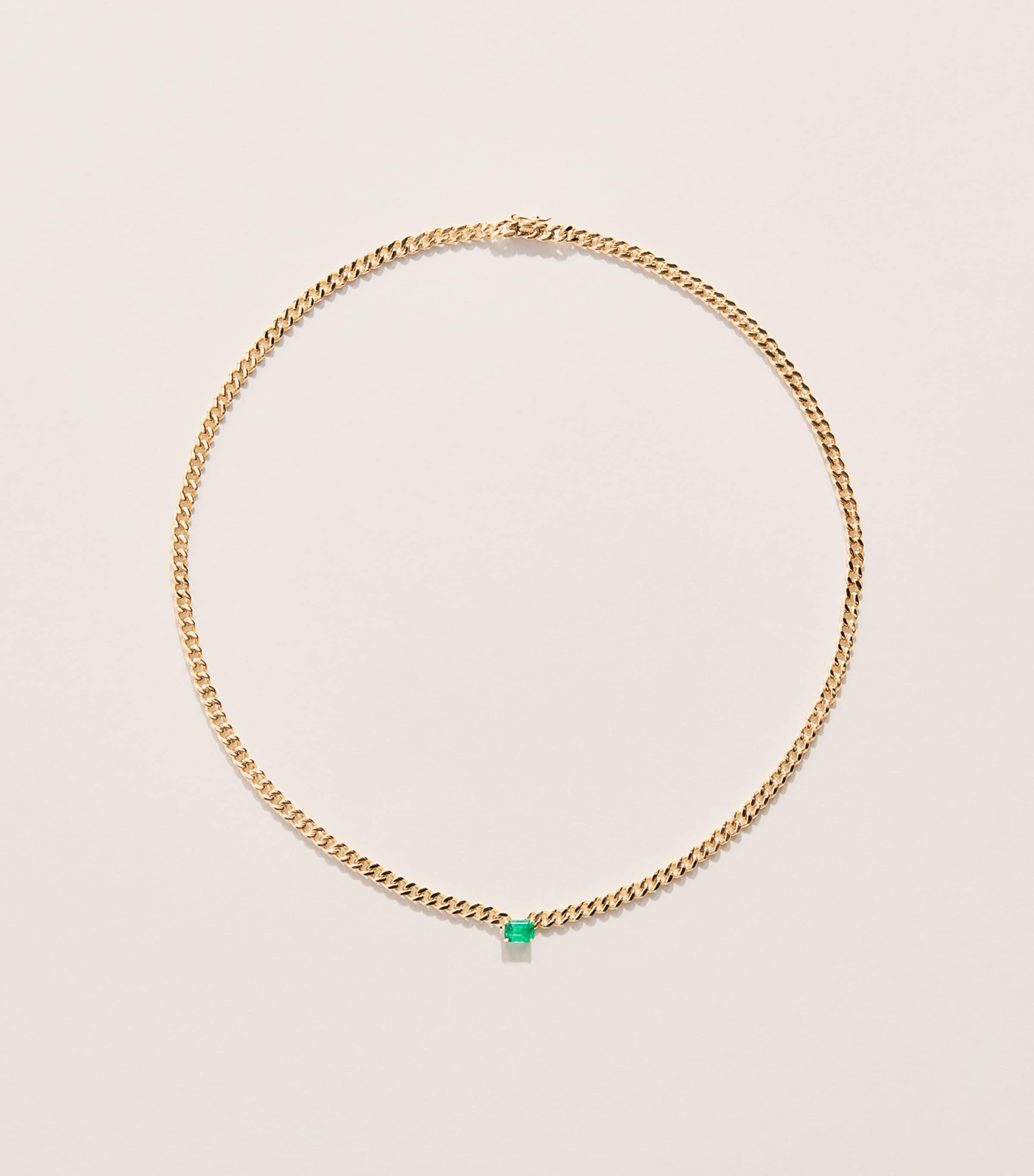 Anita Ko Yellow Gold and Emerald Choker Yellow Gold Image 1