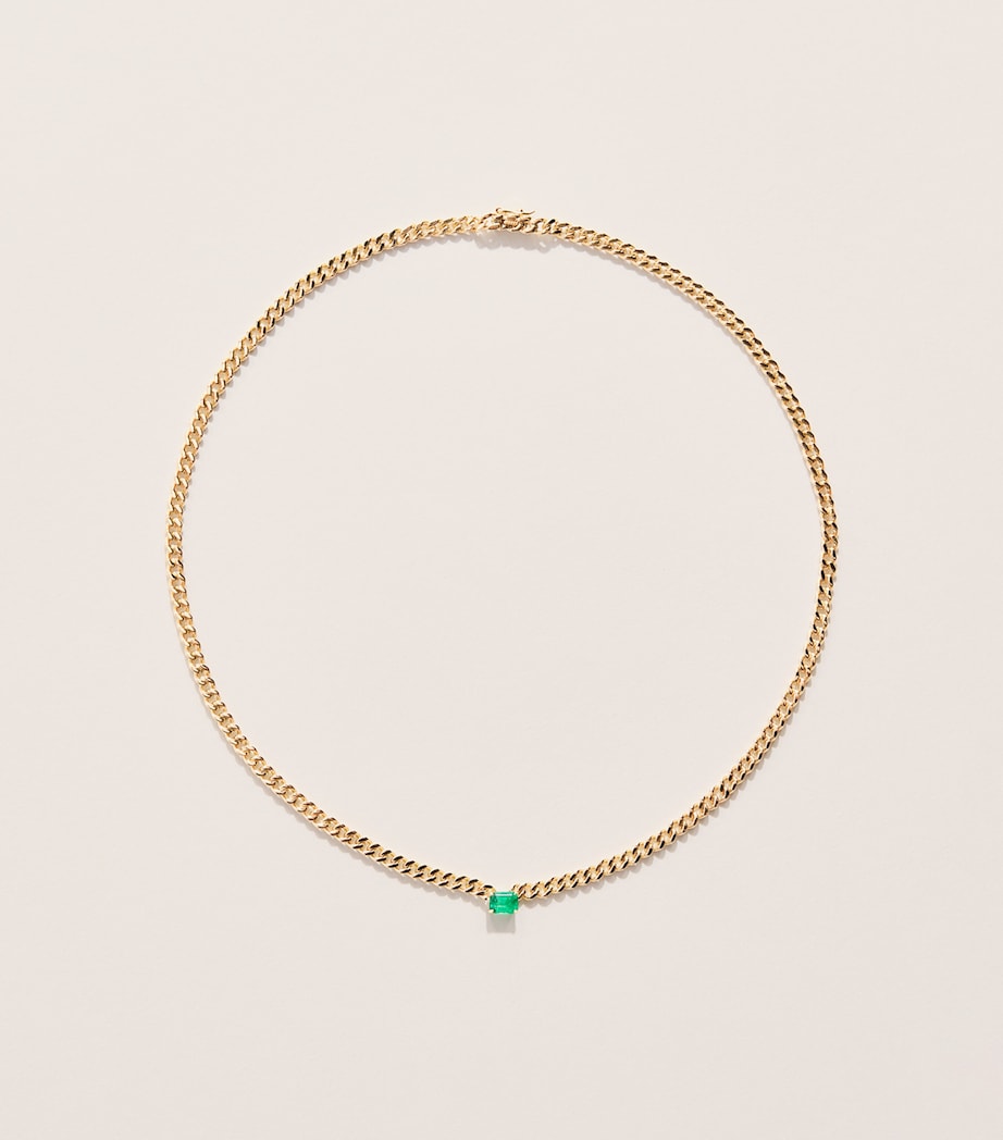 Anita Ko Yellow Gold and Emerald Choker Yellow Gold Image 1