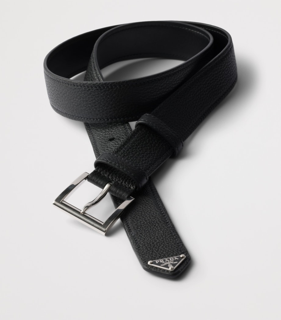 Leather Logo Belt F0002 Image 3