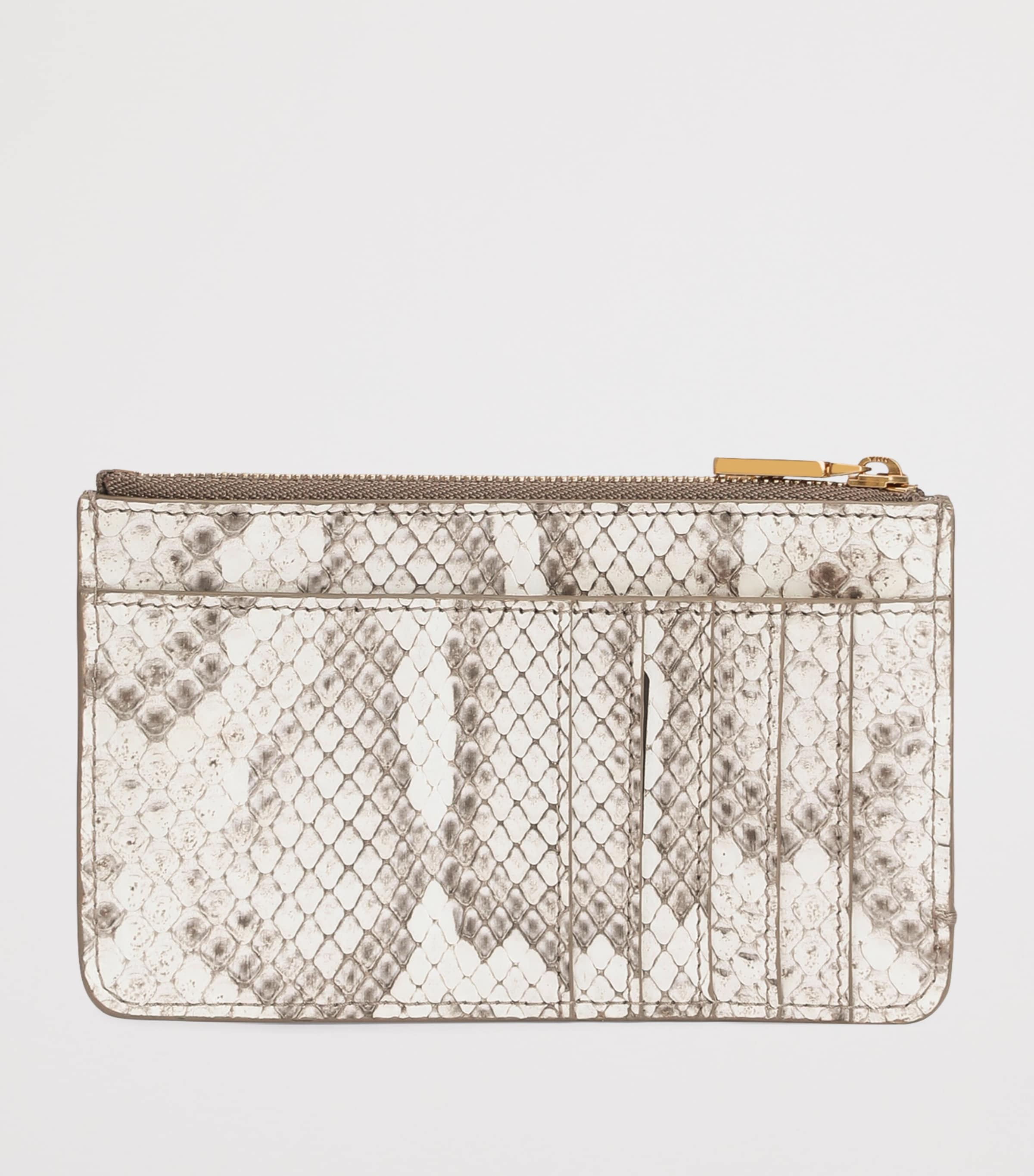 Dolce&Gabbana Python Leather Card Holder White Image 3