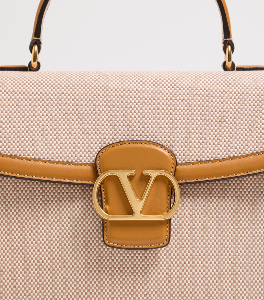 Large Canvas 9 To 5 Top-Handle Bag REK Image 6