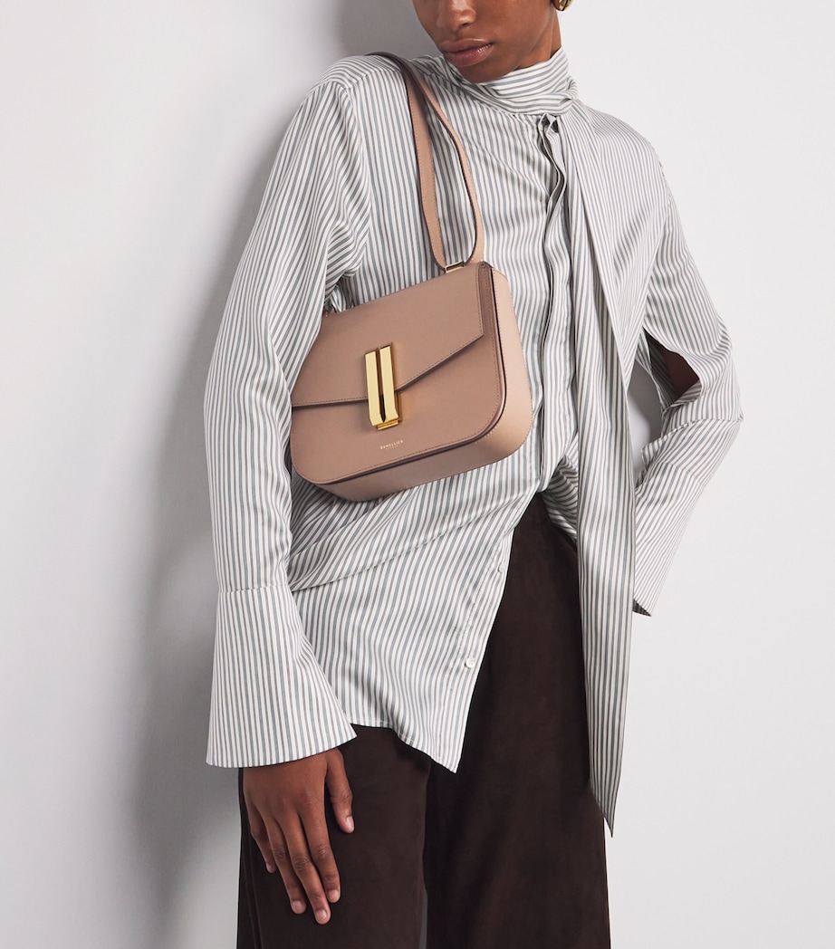 Leather Vancouver Cross-Body Bag DARK SAND Image 5