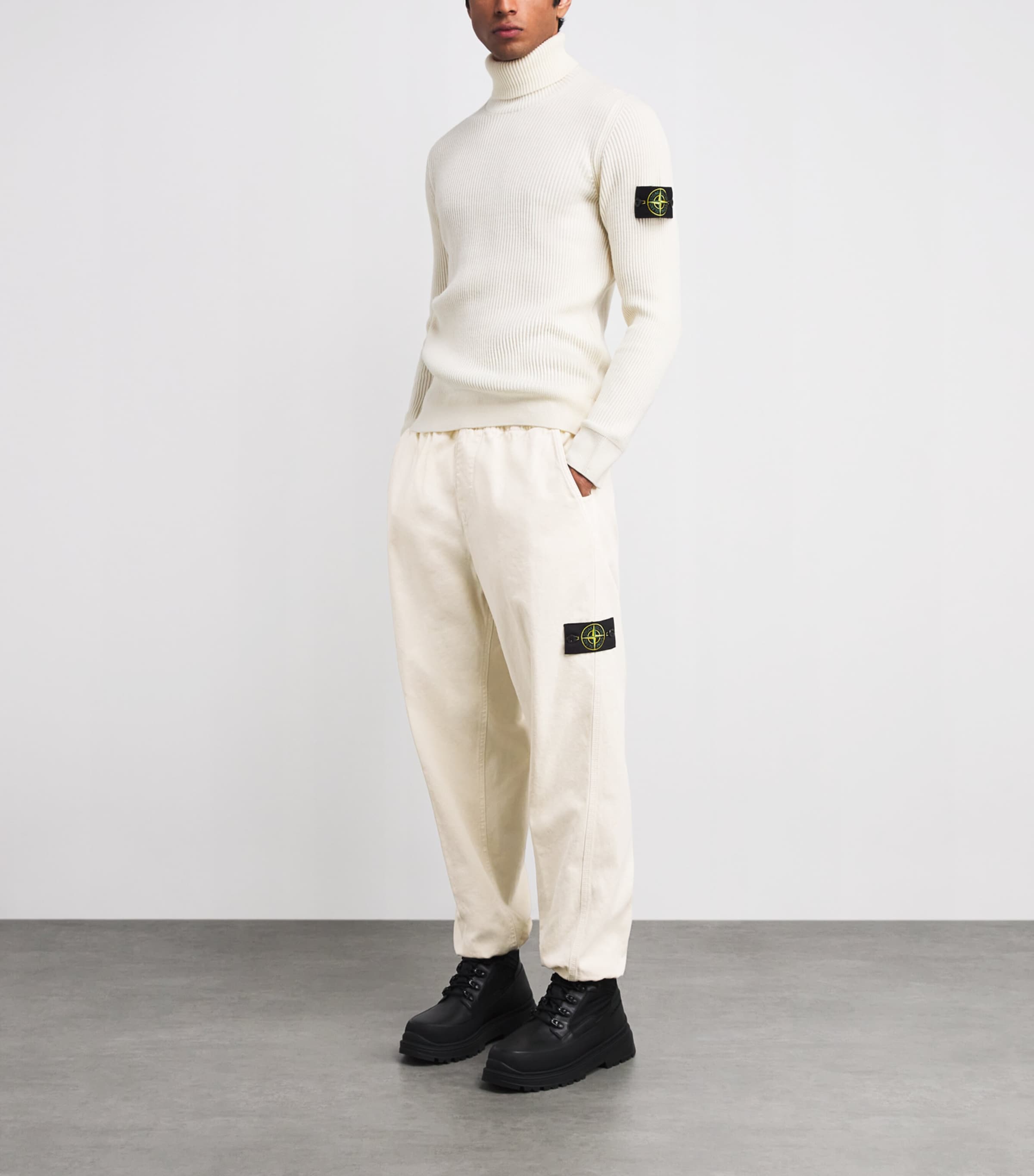 Organic Panama Cotton Sweatpants V0193 Image 2