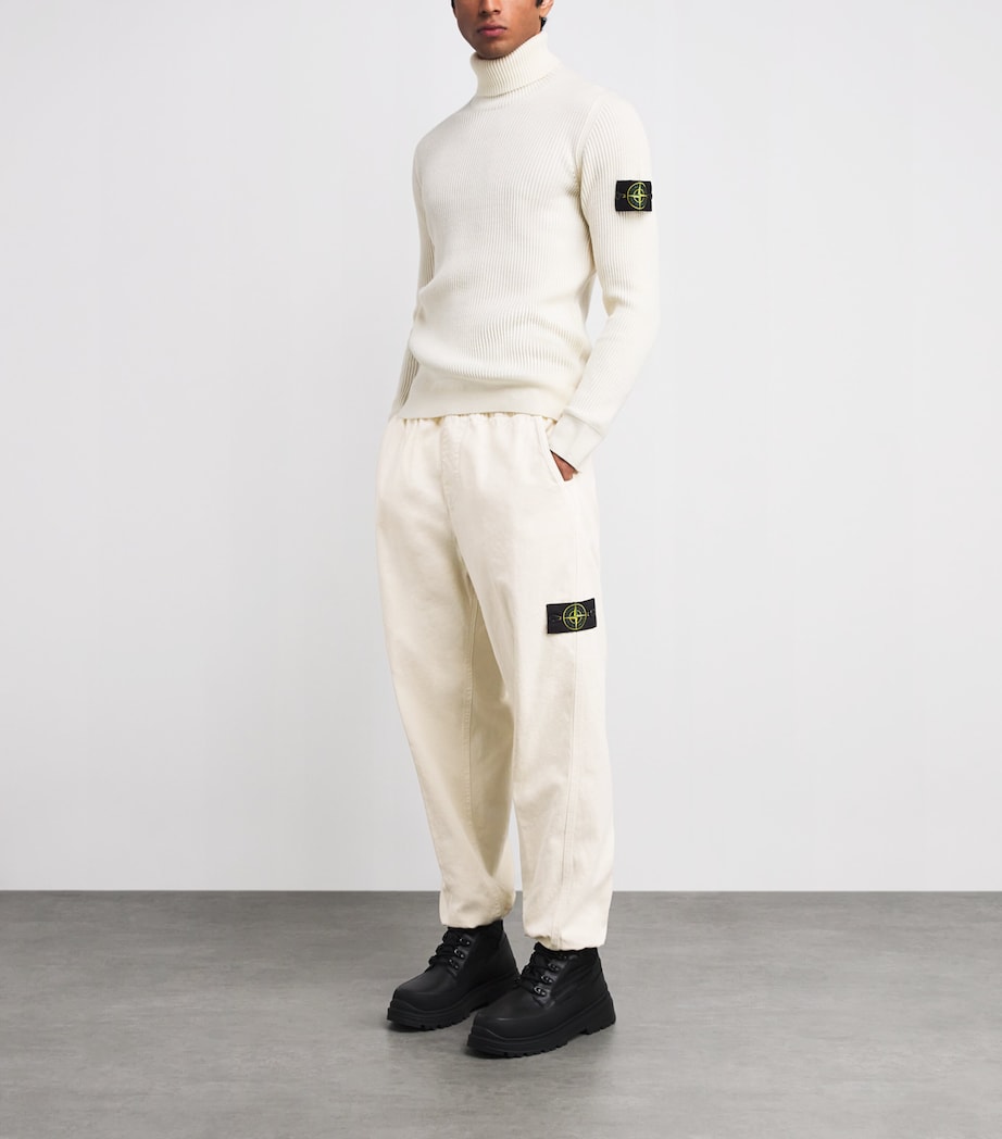 Organic Panama Cotton Sweatpants V0193 Image 2