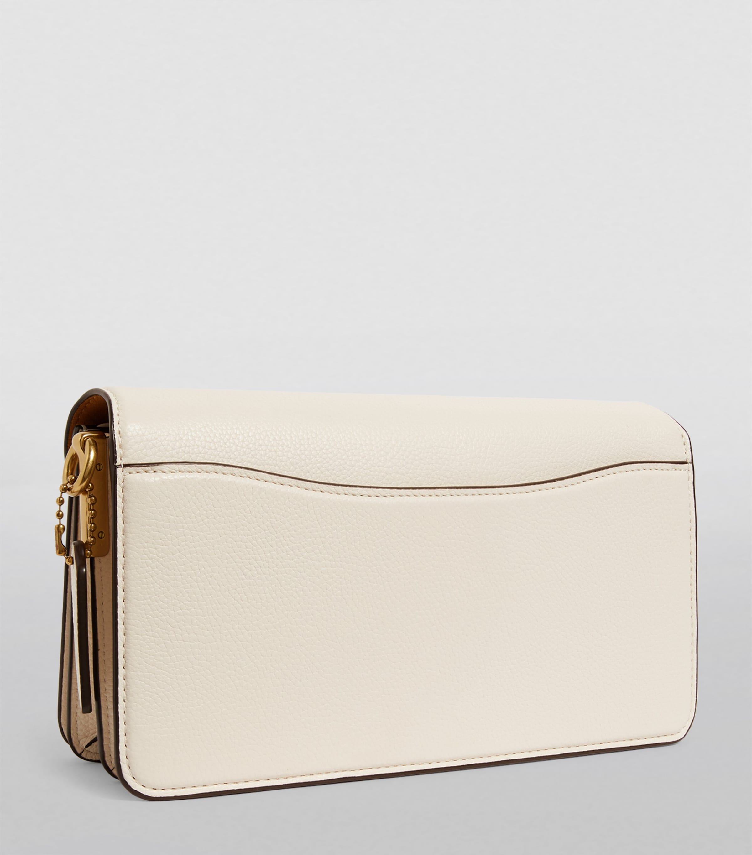 Coach Pebbled Leather Tabby Shoulder Bag Chalk Image 2