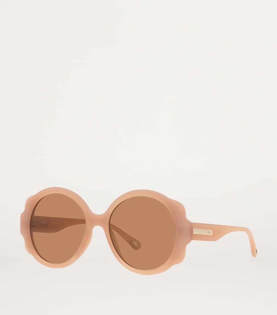 Round Flower Sunglasses 3540D1 Image 2