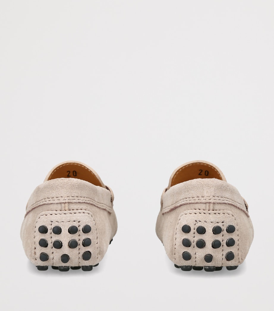 Tod's Suede Gommini Loafers Beige Image 2