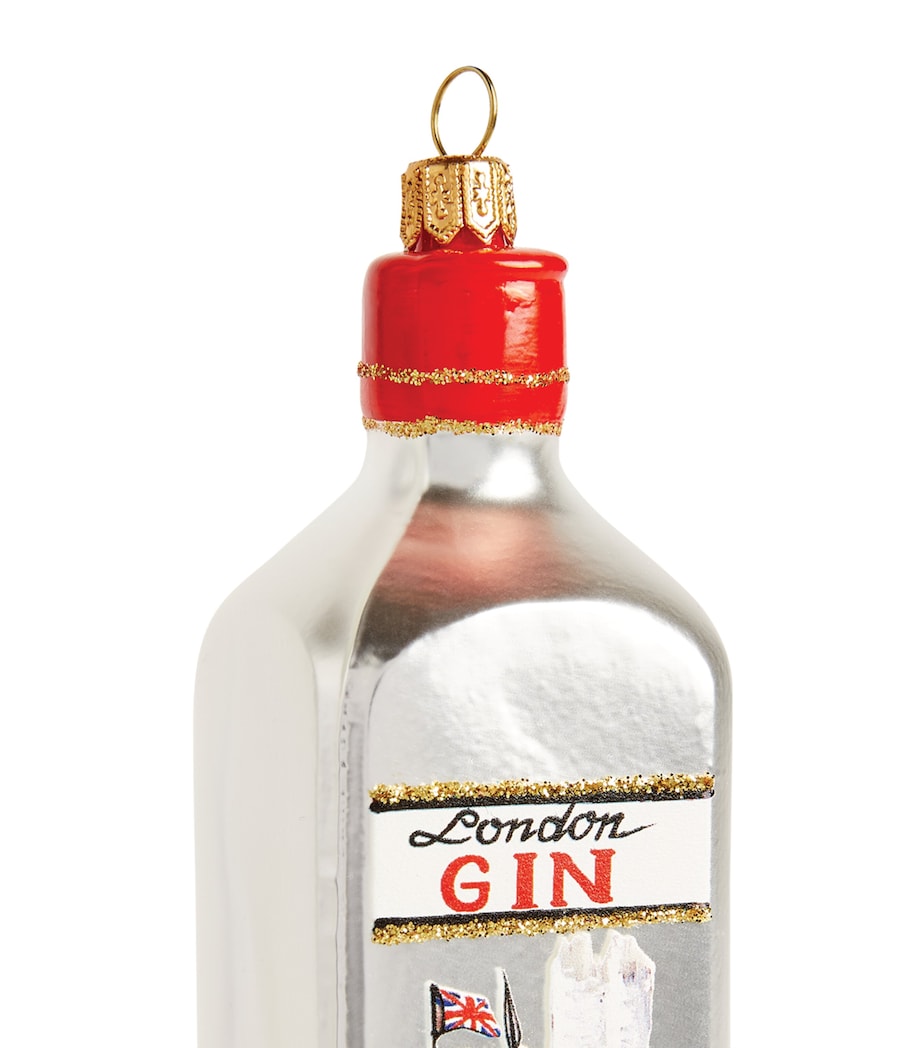 Gin Bottle Tree Decoration SILVER Image 3