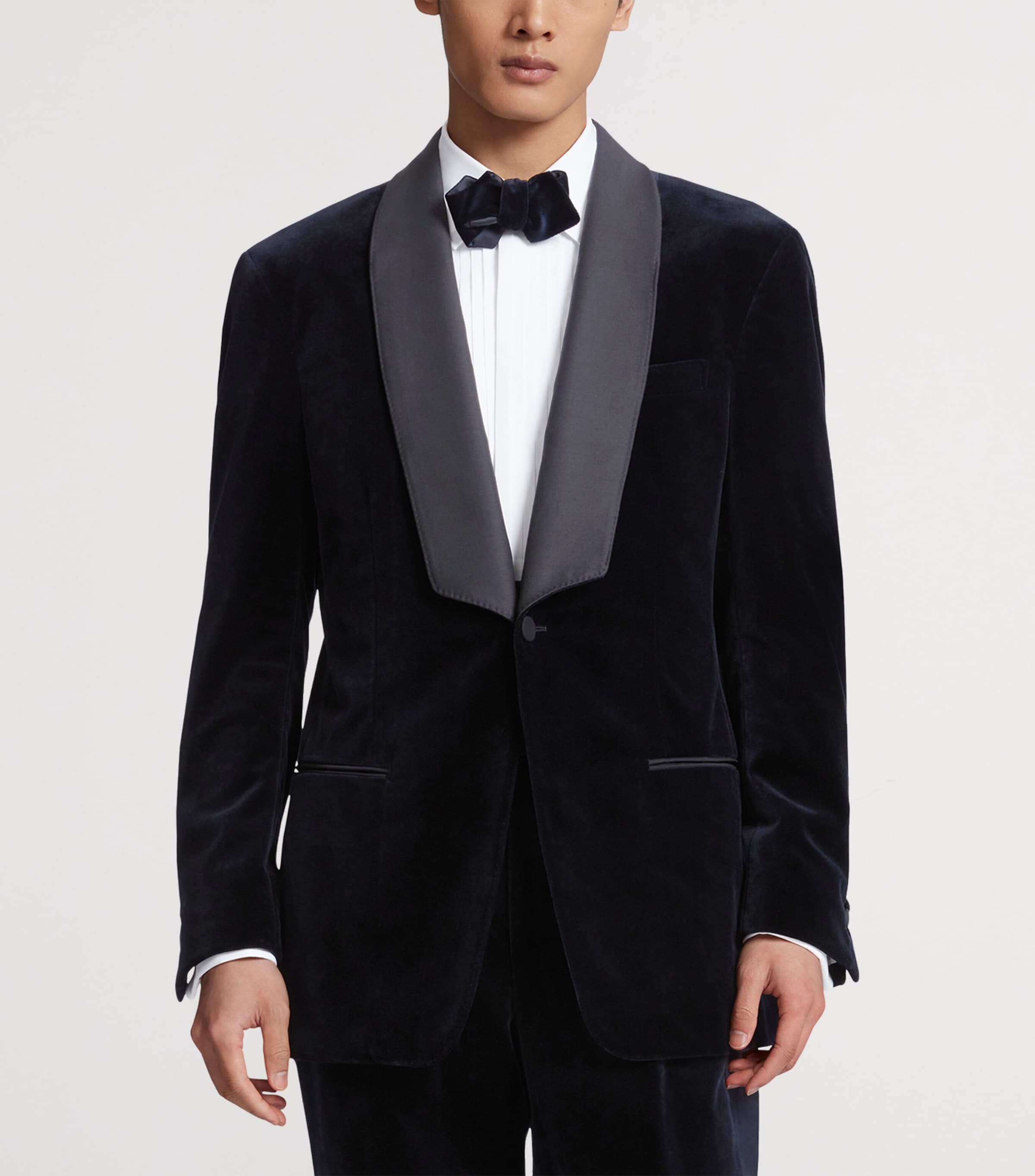 Velvet Evening Suit Jacket 403MIDNIGHT BLUE Image 3