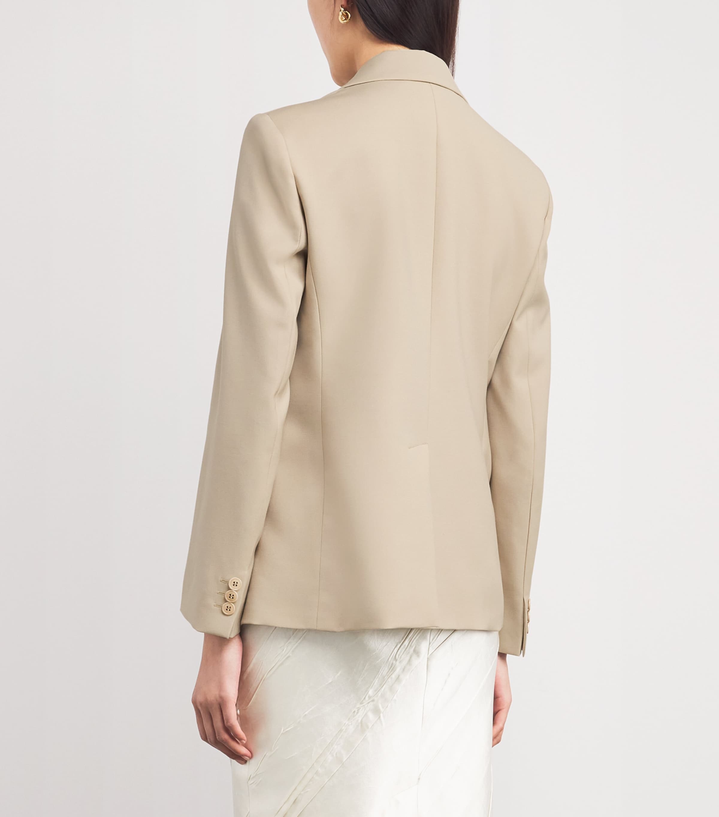 Virgin Wool Blazer BEIGE Image 4