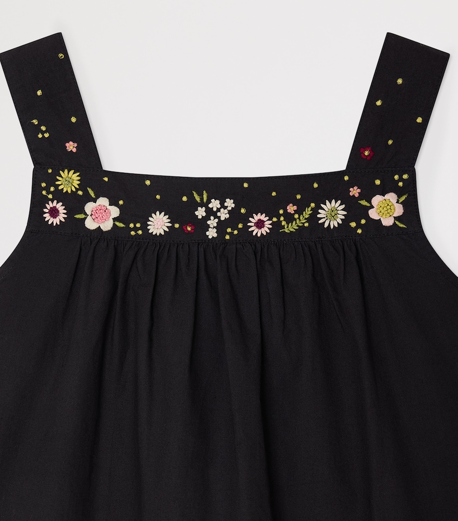 Bonpoint Cotton Embroidered Elija Top (10-14 Years) Faux Noir Image 3
