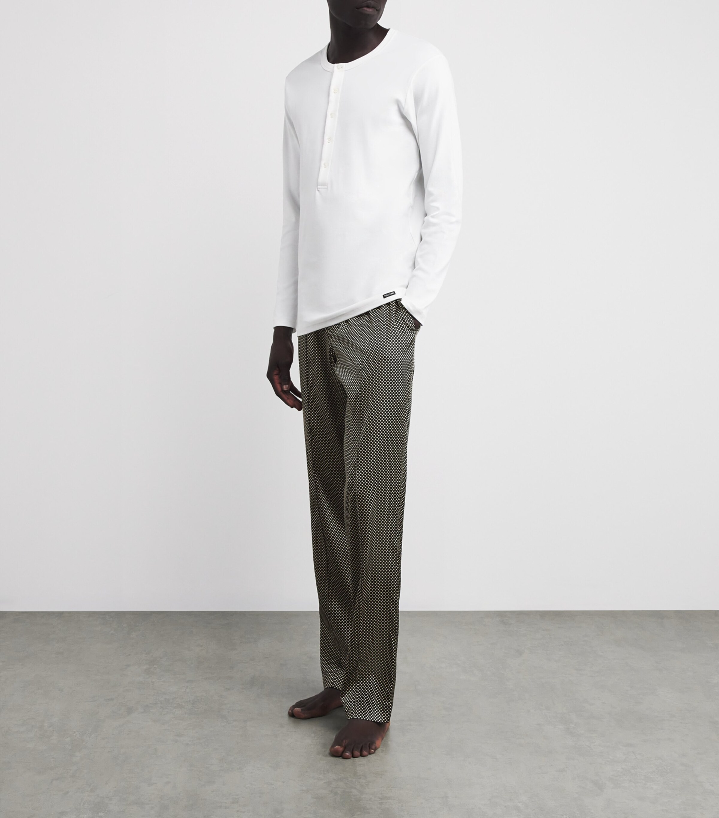 TOM FORD Stretch-Silk Polka-Dot Pyjama Bottoms | Men Clothing | Nightwear | Pyjamas | Loungewear | Designers | Tom Ford TOM FORD Stretch-Silk Polka-Dot Pyjama Bottoms | Men Clothing | Nightwear | Pyjamas | Loungewear | Designers | Tom Ford