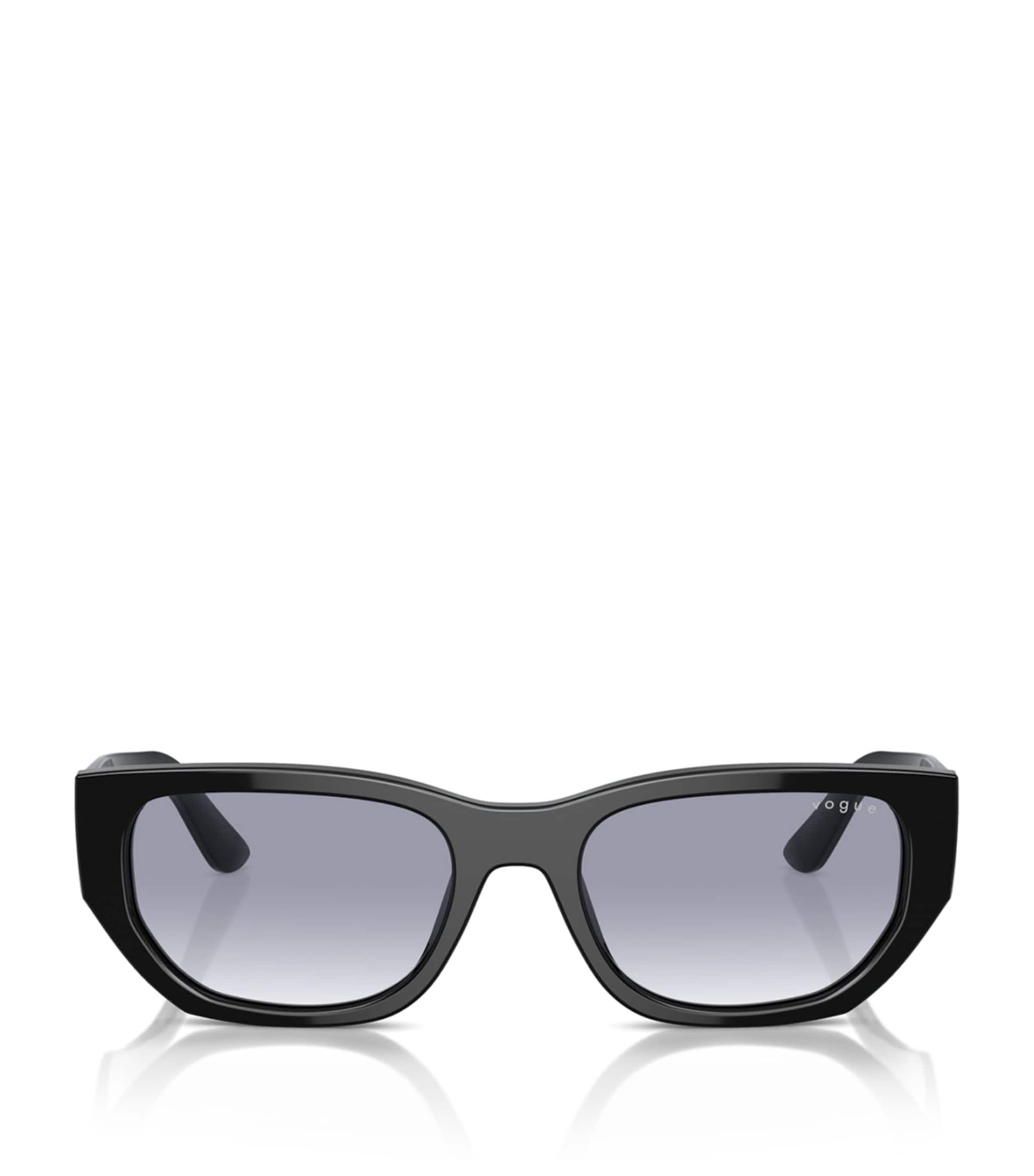 Shop Vogue Acetate Vo5586s Sunglasses In Black