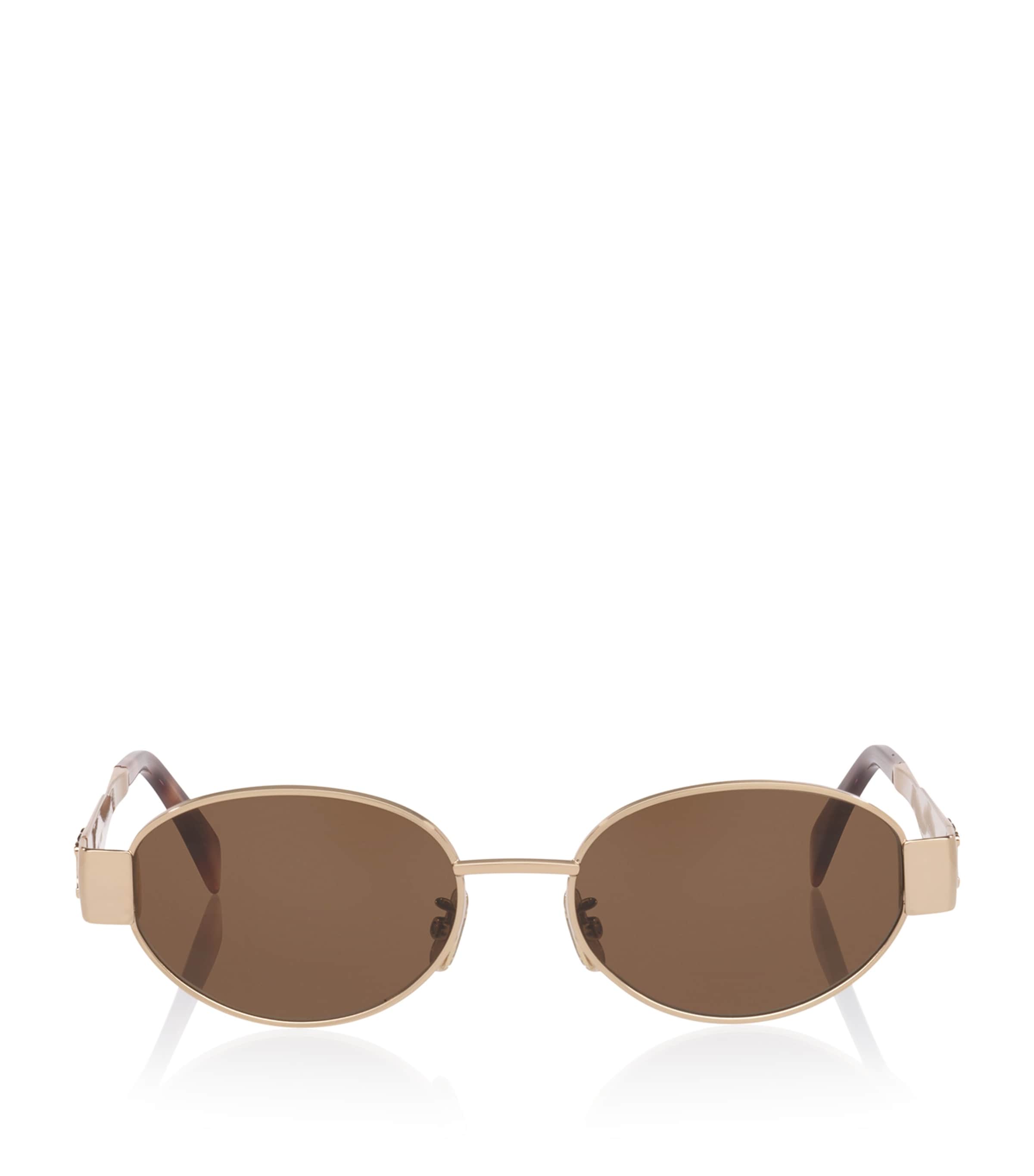 Celine Metal Triomphe CL40235U Oval Sunglasses Image 1