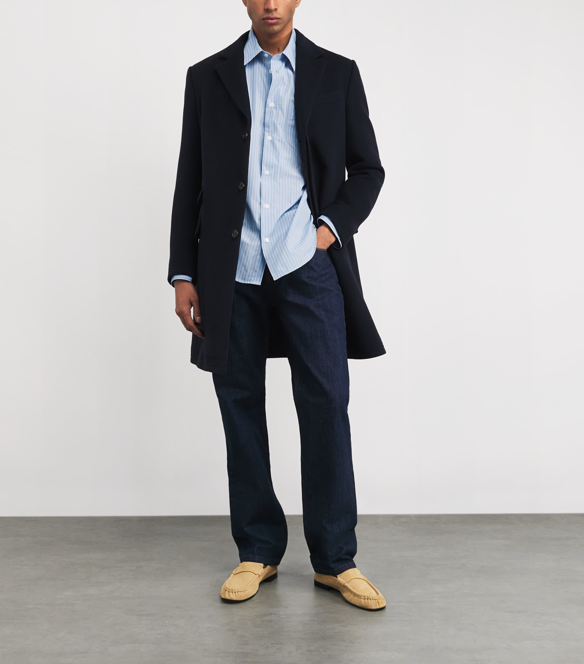 Stripe Ami de Coeur Shirt 4844 BLEUCHMRE/BLANC Image 2