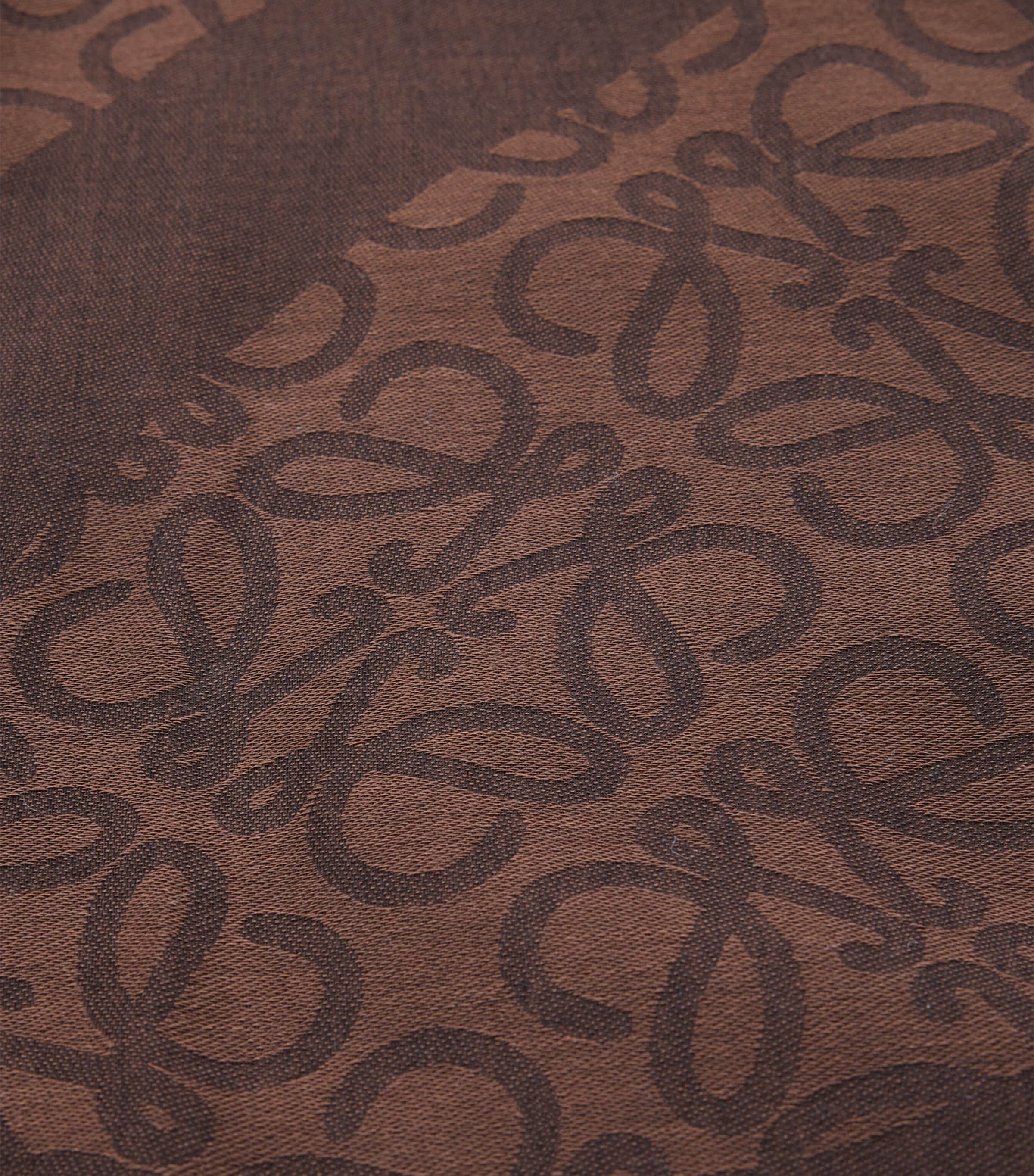 x Paula's Ibiza Cotton Anagram Jacquard Pareo BLACK/BROWN Image 5