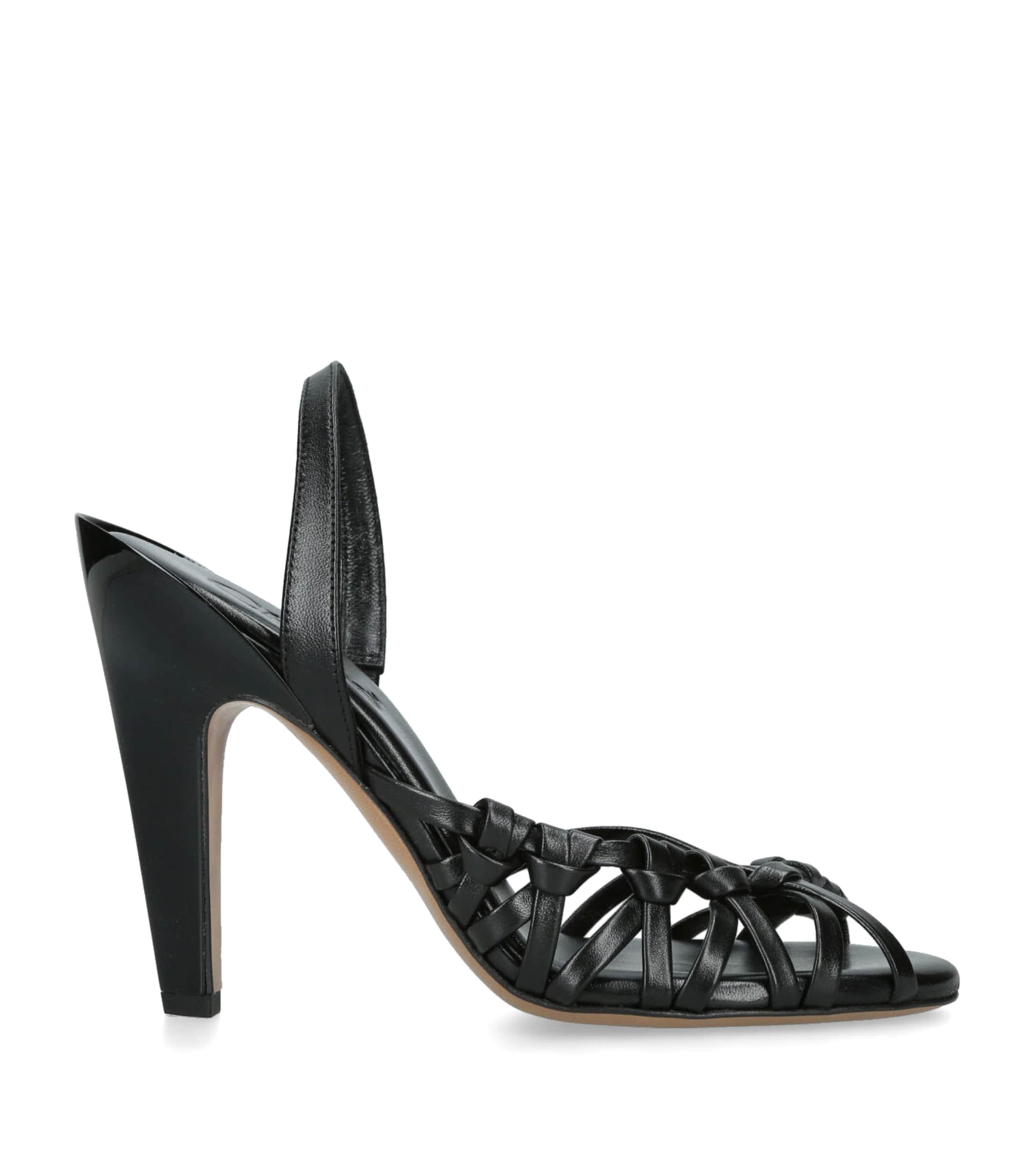 Chloé Leather Estra Slingback Pumps 100 In Black