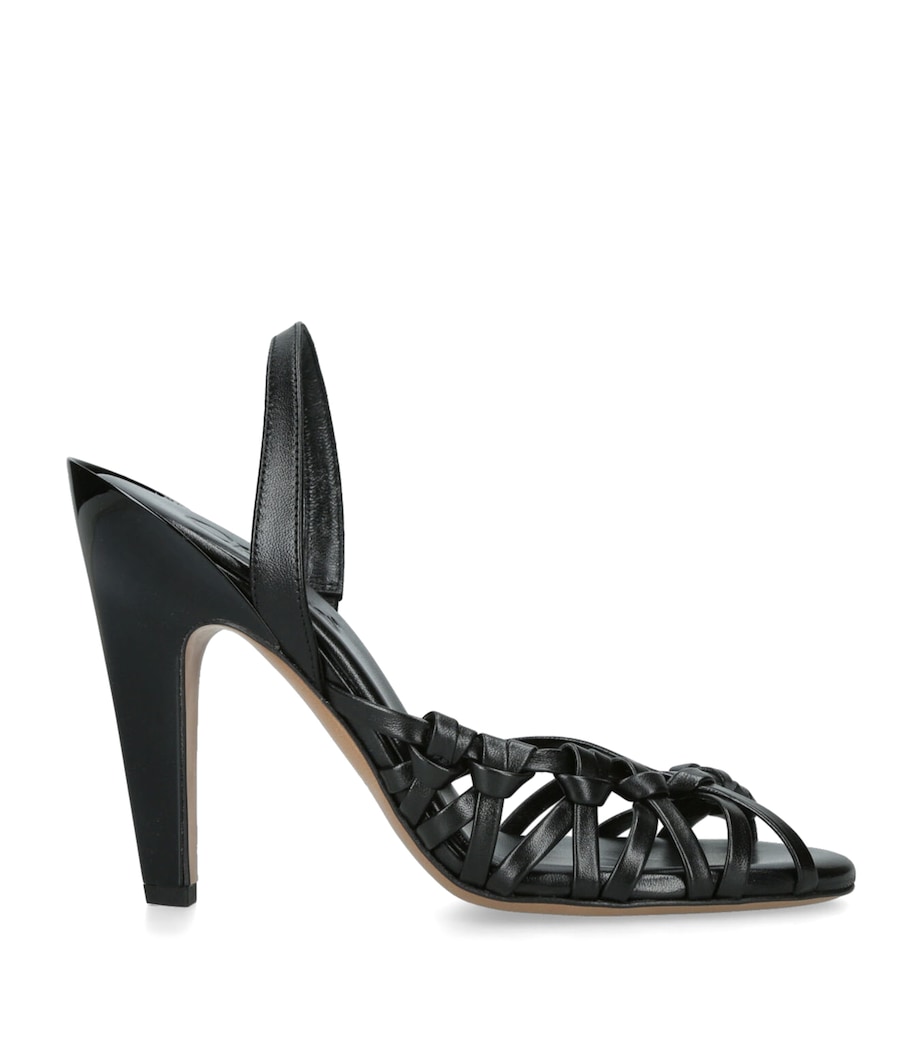 Chloé Leather Estra Slingback Pumps 100 Black Image 1