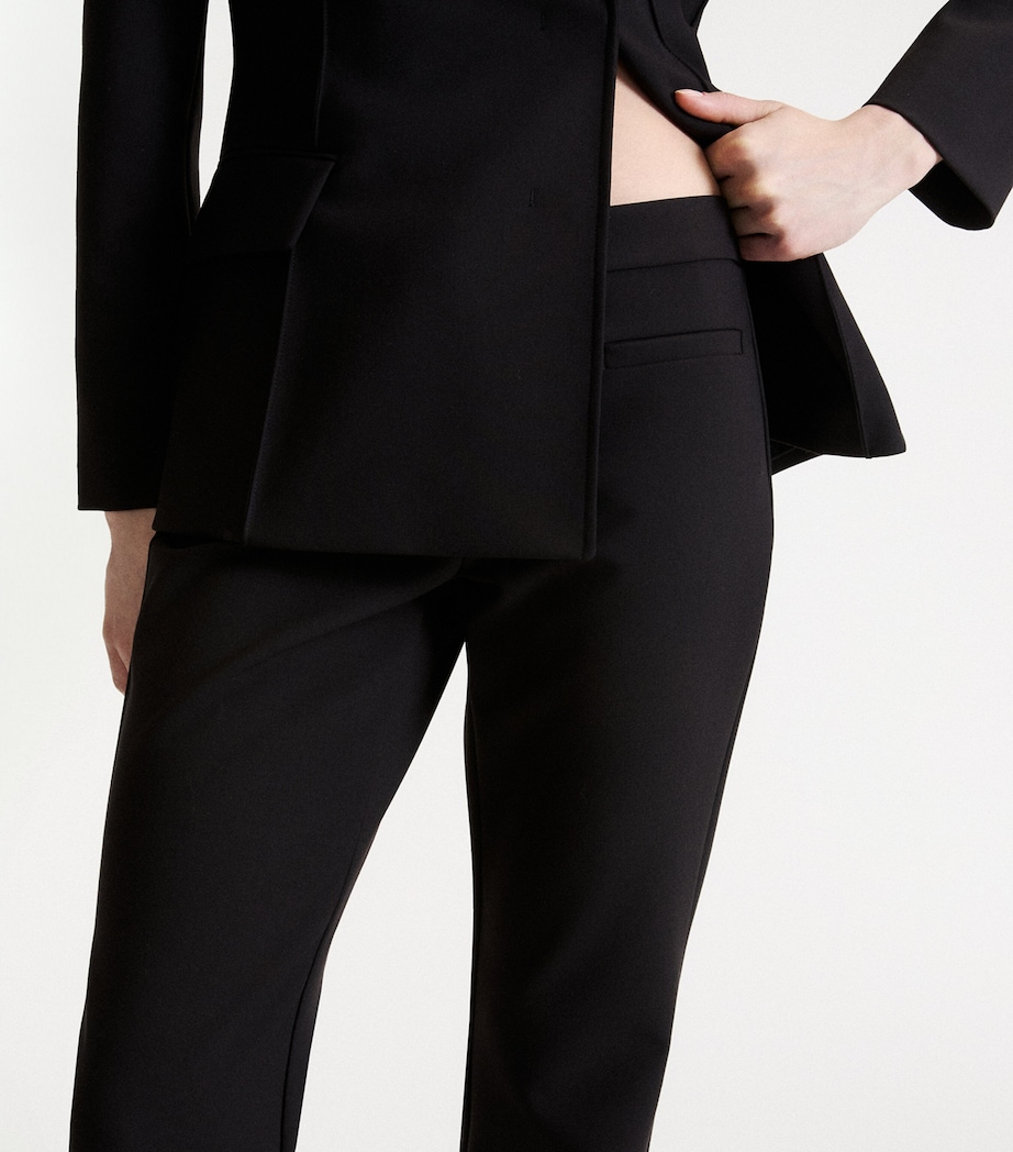 Marella Womens Flared Trousers Black Image 5