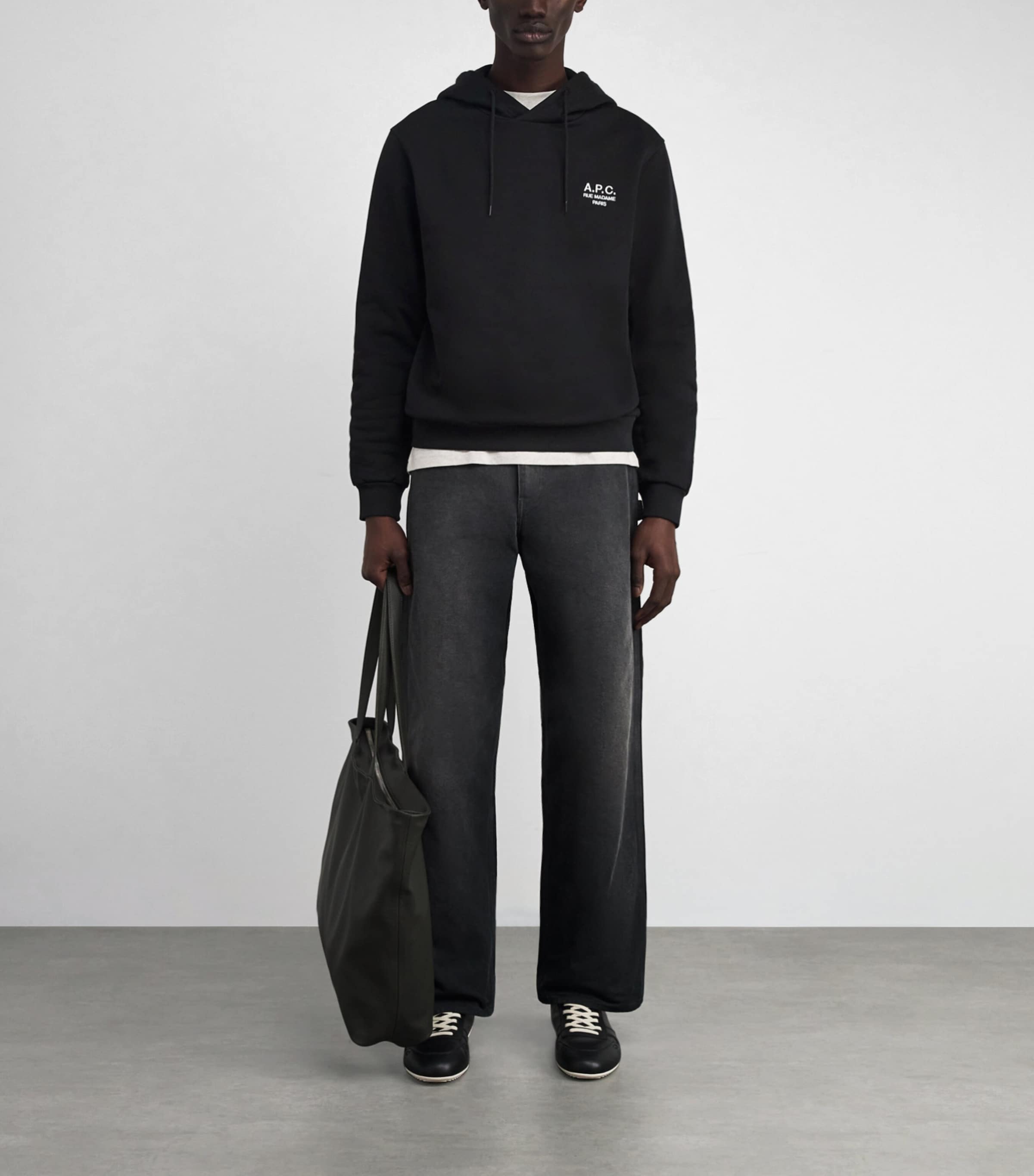 Cotton Rue Madame Logo Hoodie TZC - NOIR/BLANC Image 2