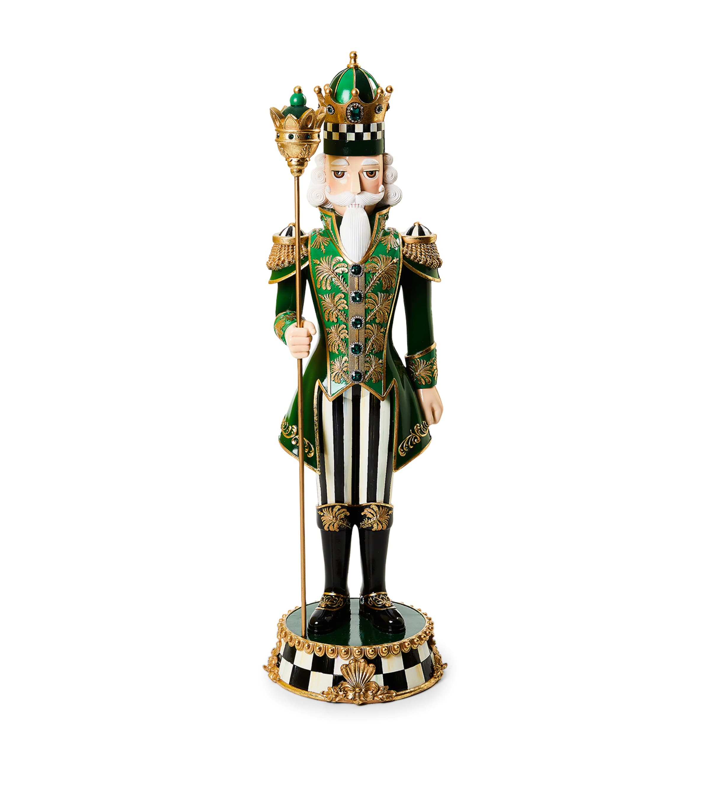 MACKENZIE-CHILDS CASTLE GUARD NUTCRACKER ORNAMENT