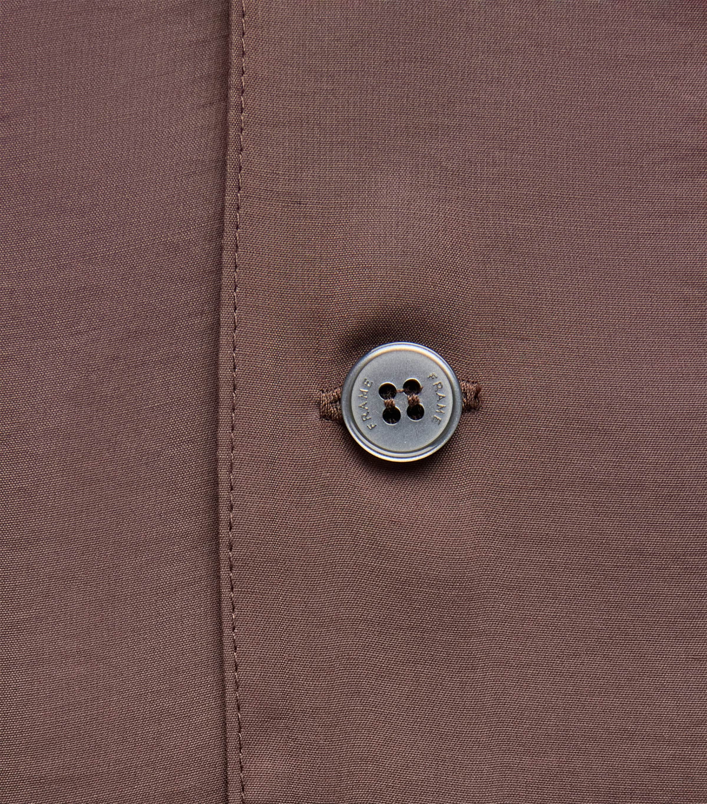 FRAME Mens Camp Collar Shirt Dsmv Image 6