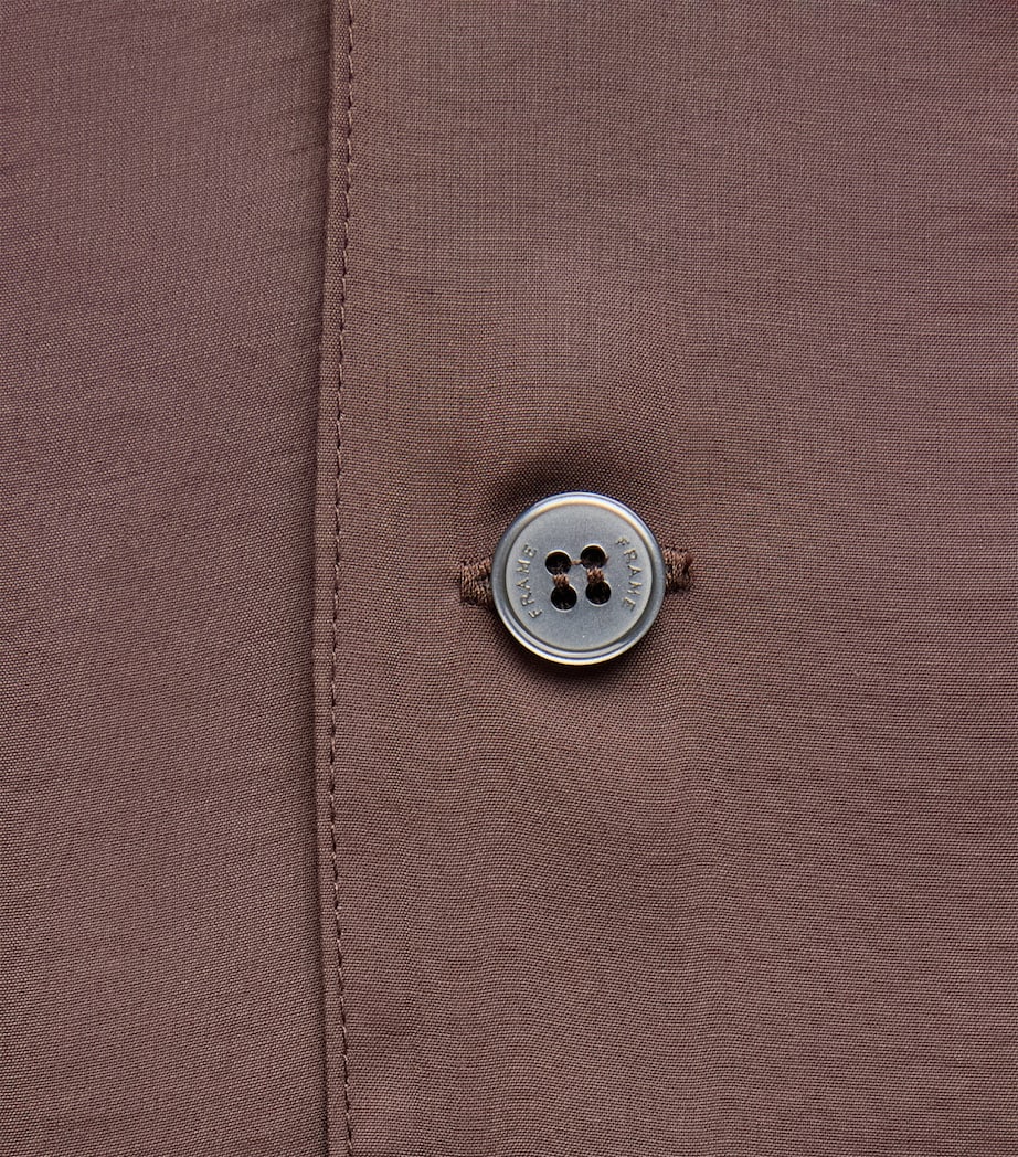 FRAME Mens Camp Collar Shirt Dsmv Image 6
