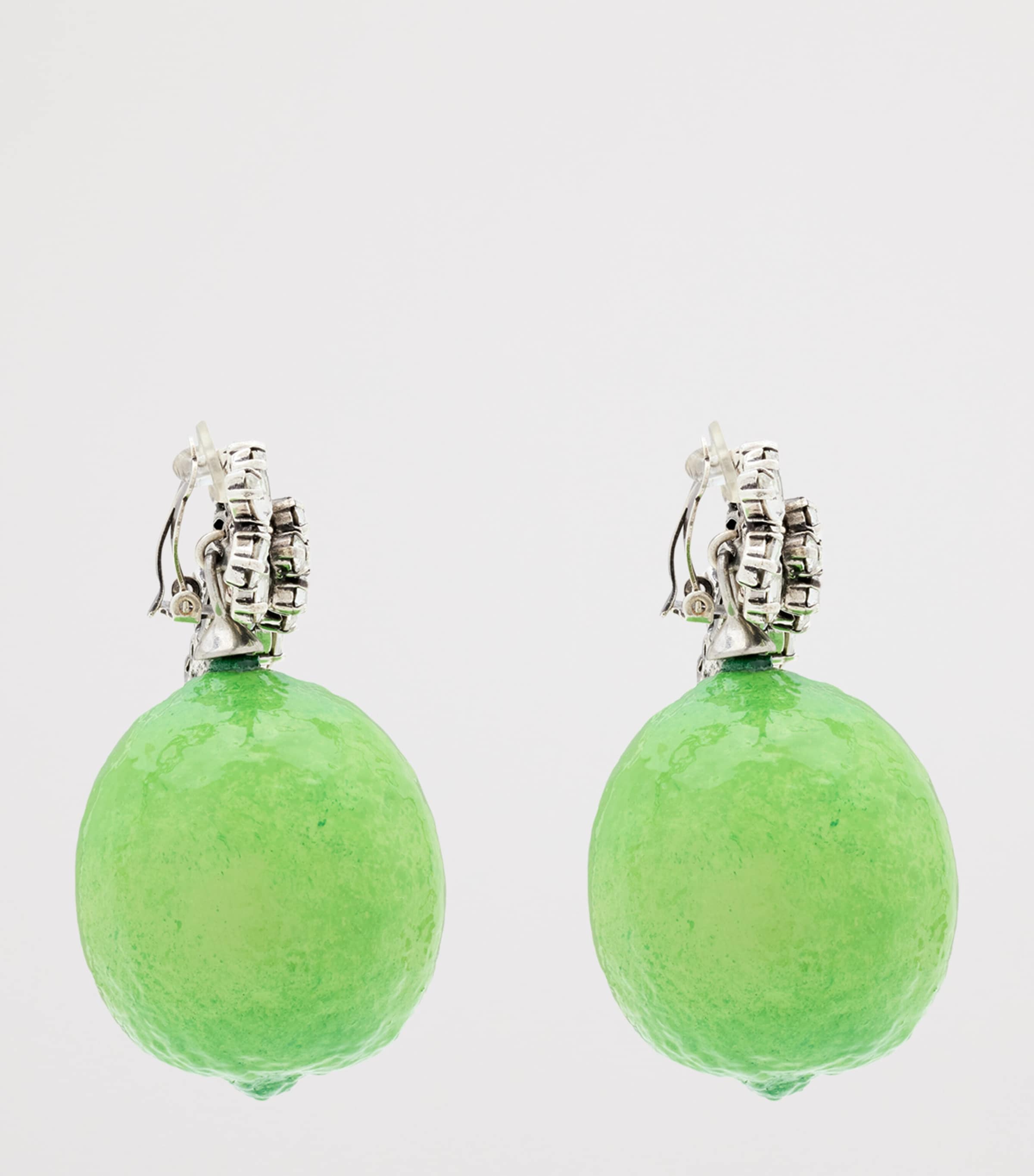 Embellished Lime Earrings 7924 Image 3