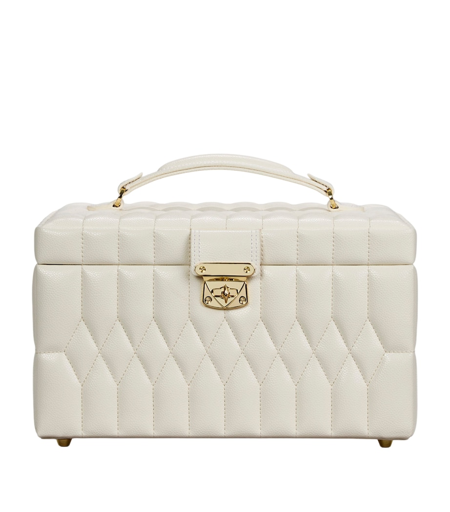 WOLF Medium Lauren Jewellery Box Ivory Image 1