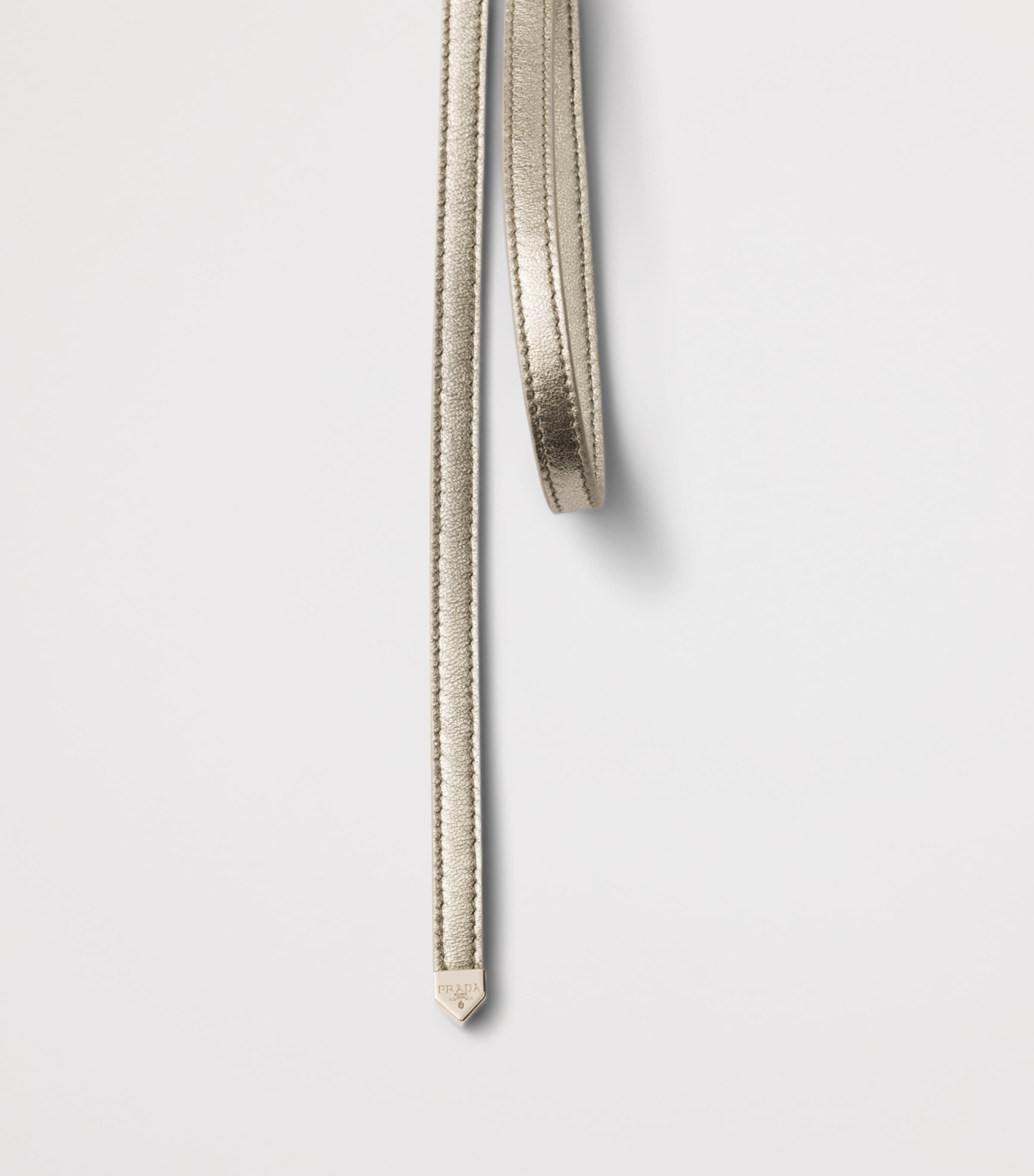 Nappa Leather Metallic Belt F0846 Image 2