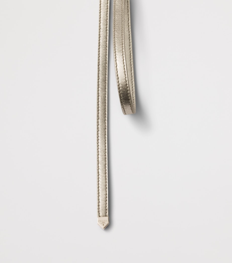 Nappa Leather Metallic Belt F0846 Image 2