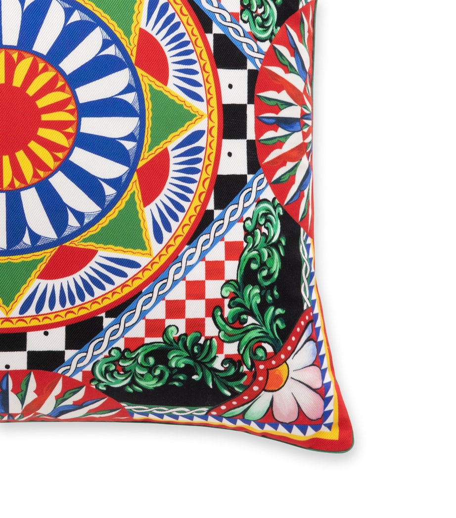 Silk Carretto Square Cushion (45cm x 45cm) UC079 CARRETTO MULTI Image 4