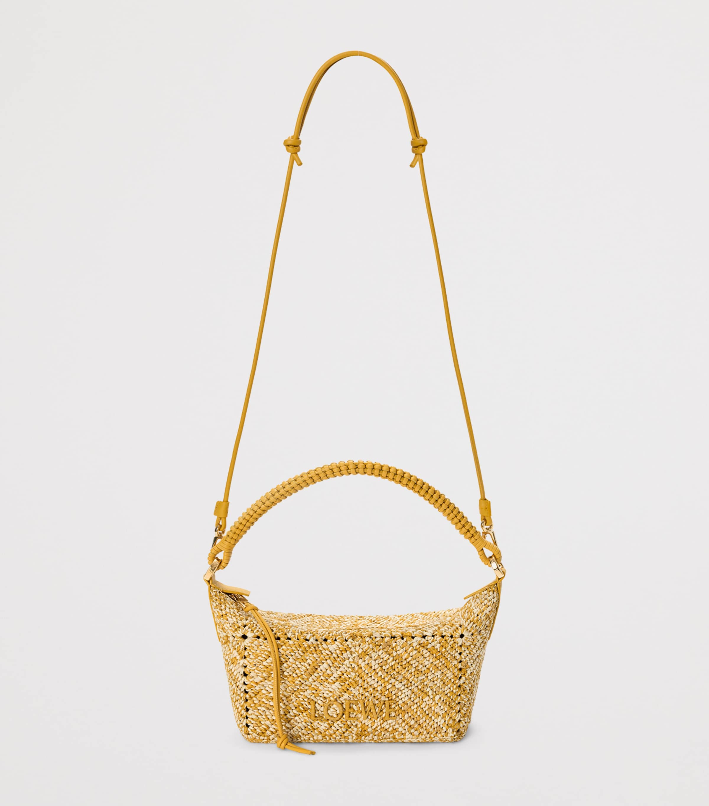 LOEWE x Paula’s Ibiza Raffia Cala Pouch Mustard Image 6