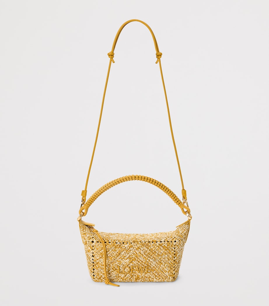 LOEWE x Paula’s Ibiza Raffia Cala Pouch Mustard Image 6