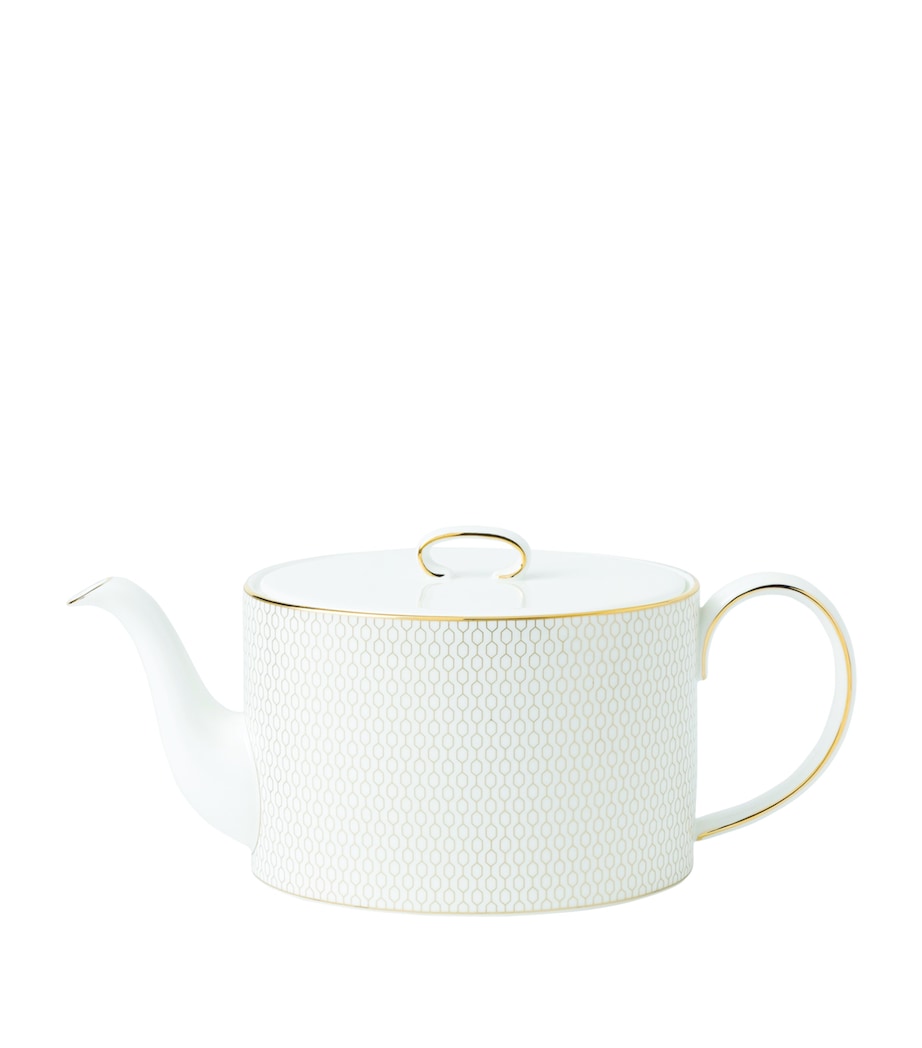 Gio Gold Teapot WHITE Image 1