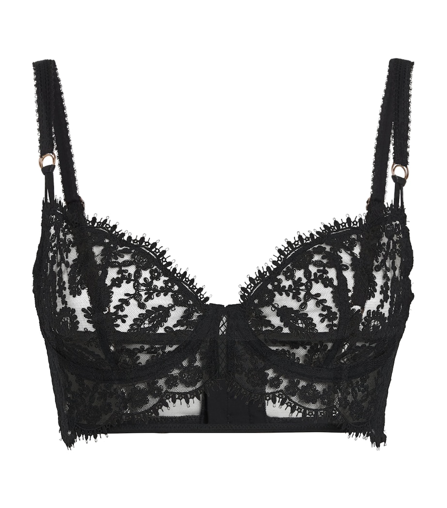 Lace Précieuse Half-Cup Bra 015 NOIR Image 1