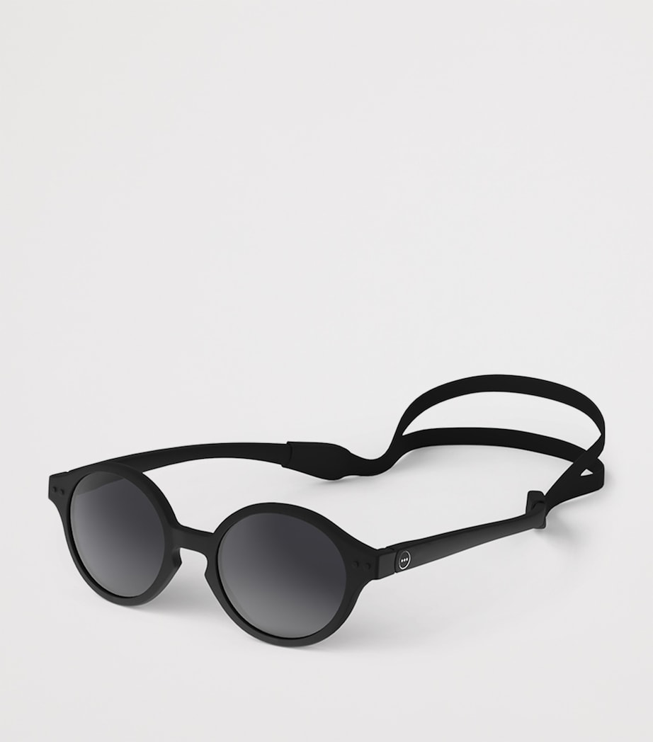 Baby Round Sunglasses (0-9 Months) BLACK Image 2